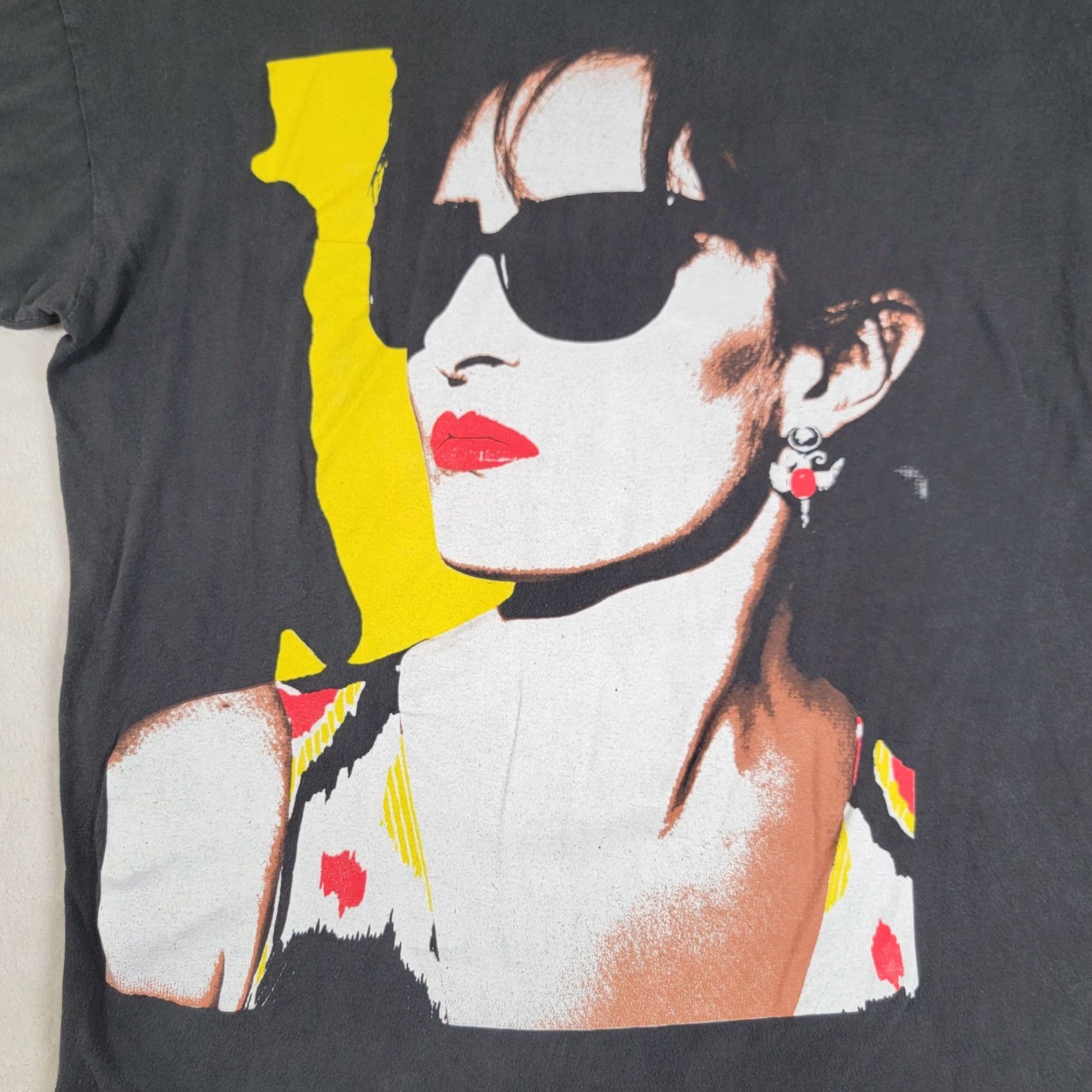 Vintage Vintage Siouxsie Banshees Creatures Goth T-shirt Men's L Black Graphic Tee 1990s Original Gesim Corp Size US L / EU 52-54 / 3 - 4 Thumbnail