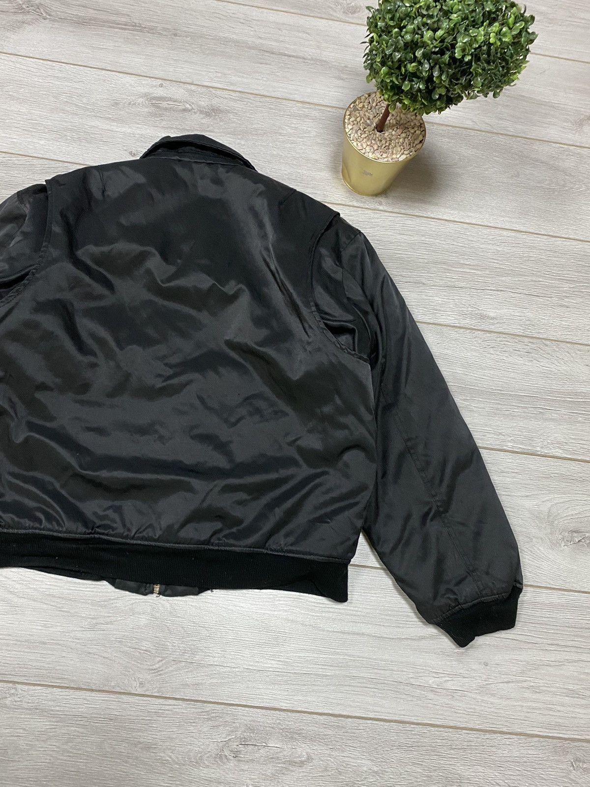 Vintage Bomber Flying man vintage zip nylon jacket Size US L / EU 52-54 / 3 - 10 Thumbnail