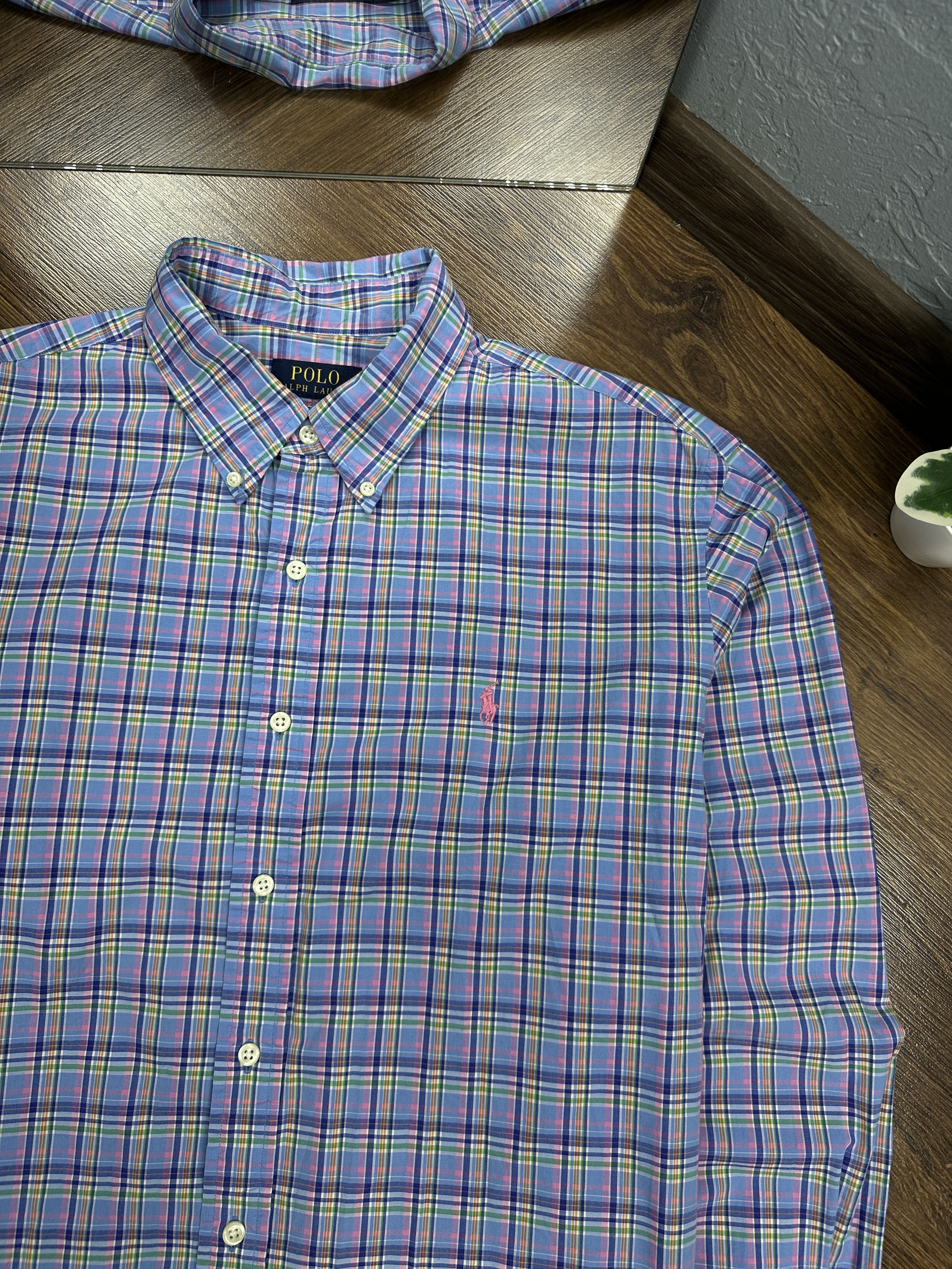 Polo Ralph Lauren Polo Ralph Lauren vintage long sleeve plaid shirt y2k Size US XL / EU 56 / 4 - 2 Thumbnail