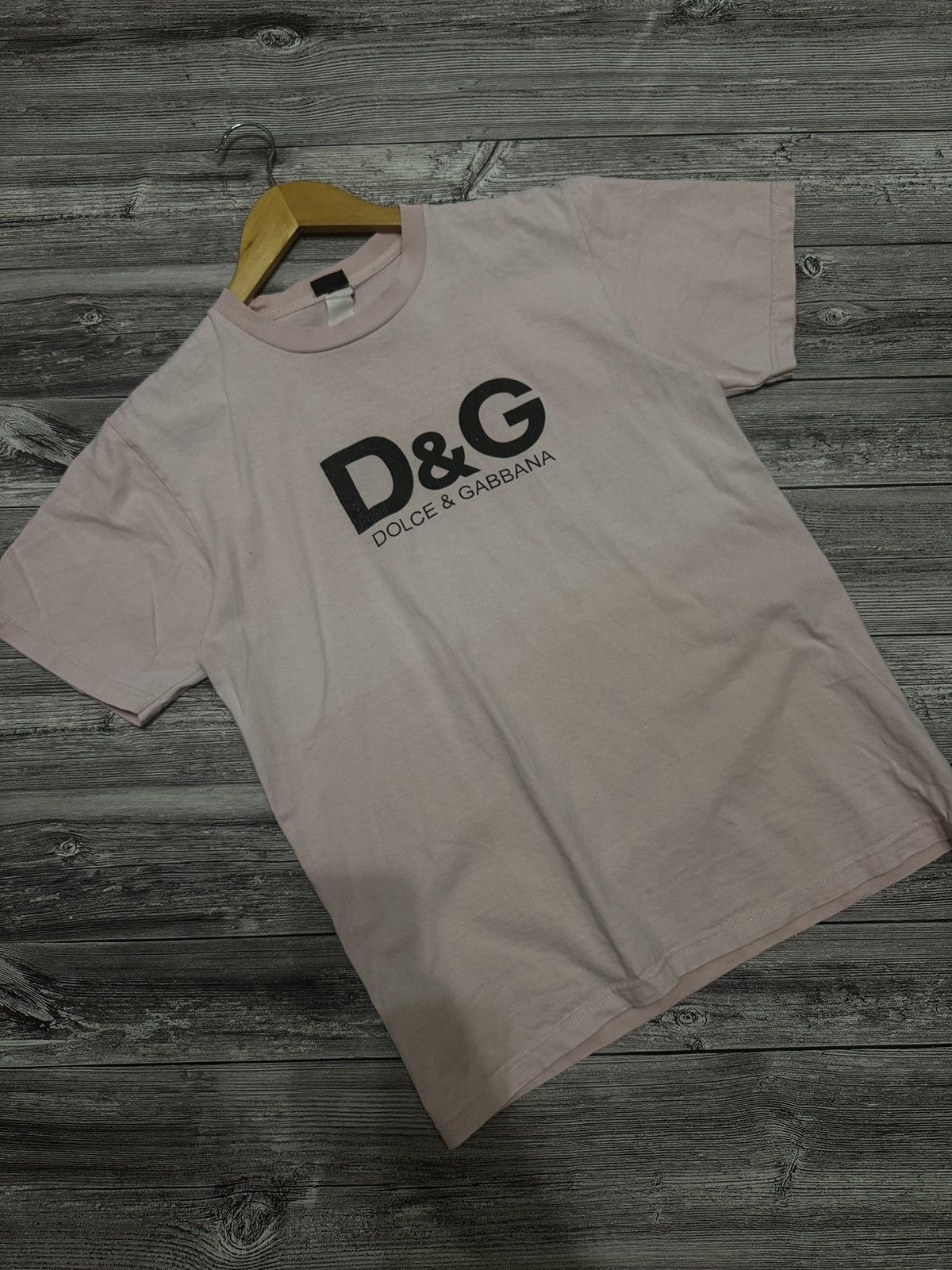 Dolce & Gabbana Dolce & Gabbana D&G Logo T-Shirt Pink Size US L / EU 52-54 / 3 - 1 Thumbnail