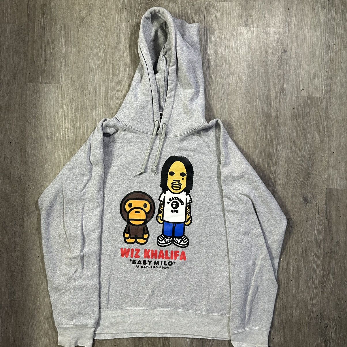 Bape BAPE x Wiz Khalifa Pull Over Hoodie Size US L / EU 52-54 / 3 - 1 Thumbnail