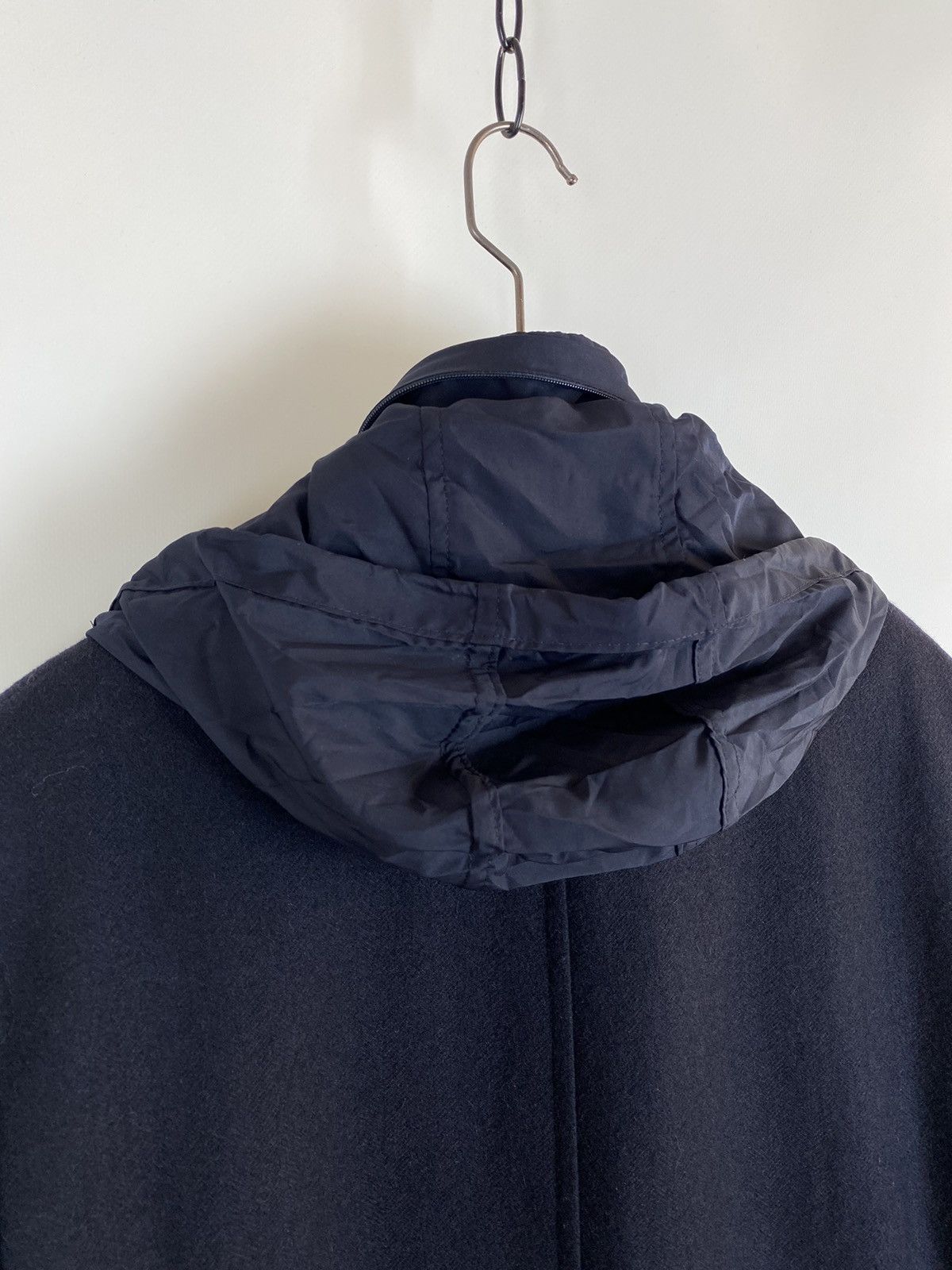 Boggi Boggi Milano 2 in 1 Insulated Navy Wool Coat Size US M / EU 48-50 / 2 - 6 Thumbnail
