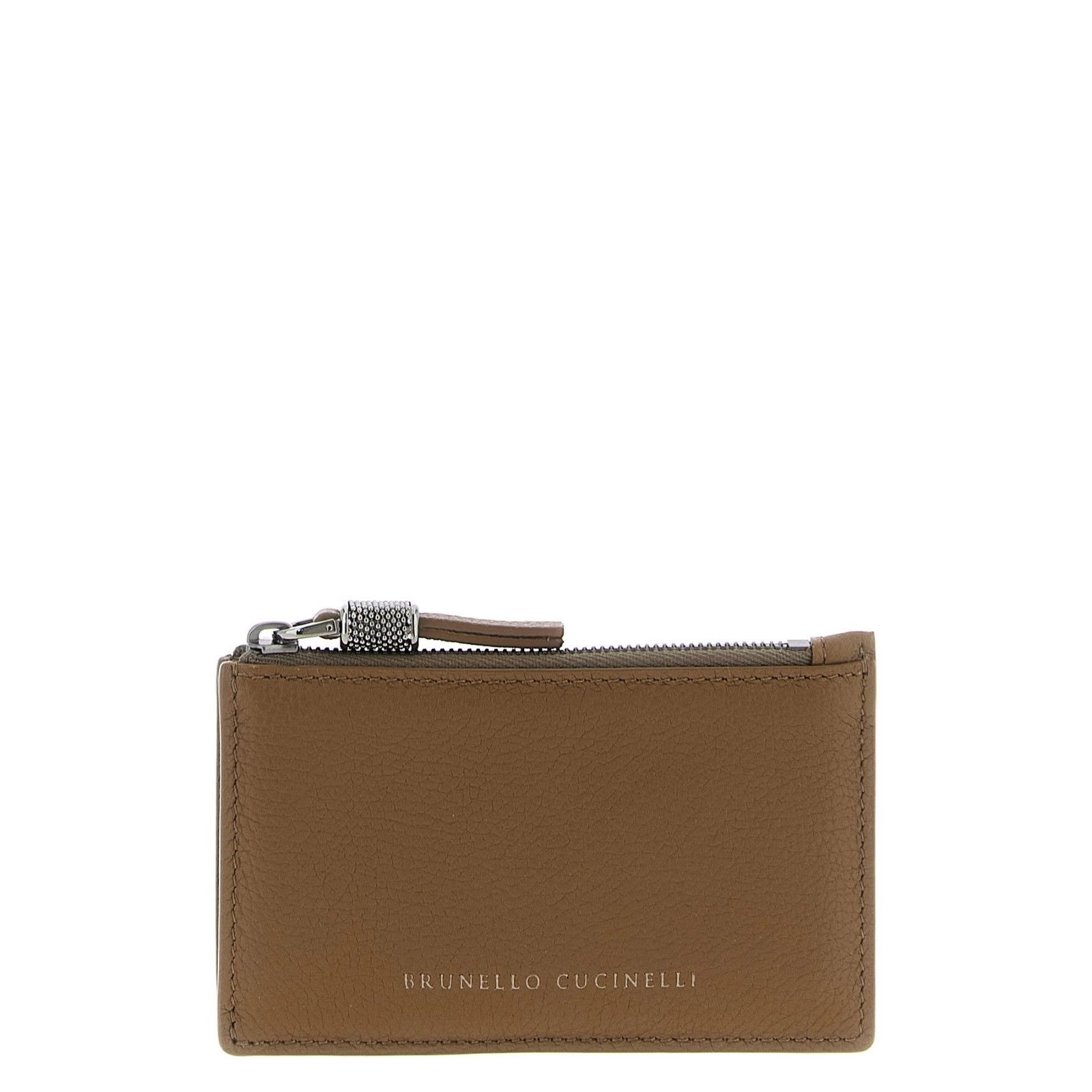 Brunello Cucinelli BRUNELLO CUCINELLI $560 Chocolate Card Case New Size ONE SIZE - 1 Thumbnail