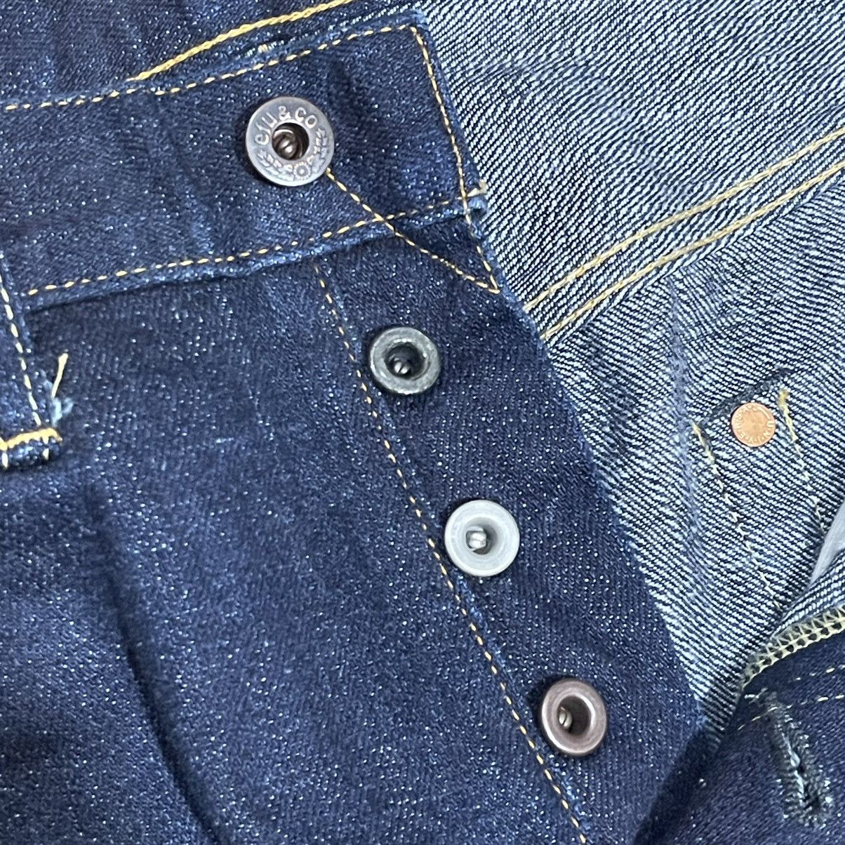 Japanese Brand Vtg Lucky Devil Jeans Indigo Selvedge Pants (34) Size US 34 / EU 50 - 7 Thumbnail