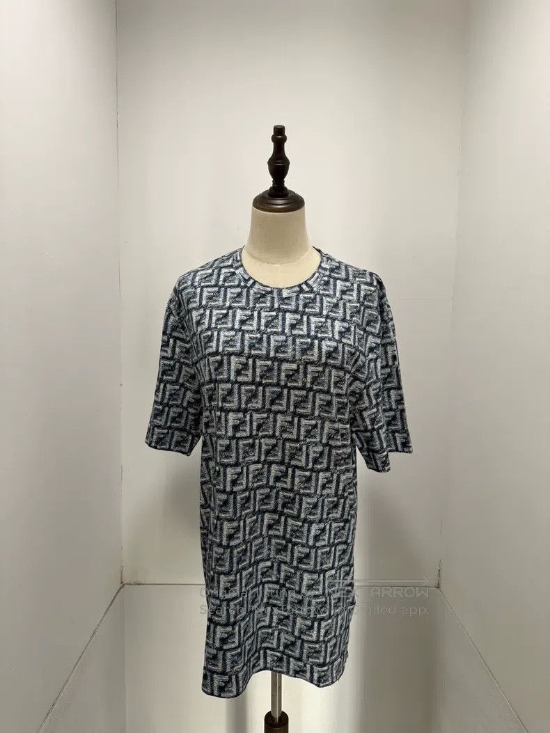 Fendi Fendi FF Full Print Colorful Graffiti Logo Short Sleeve Sh Size US M / EU 48-50 / 2 - 1 Thumbnail