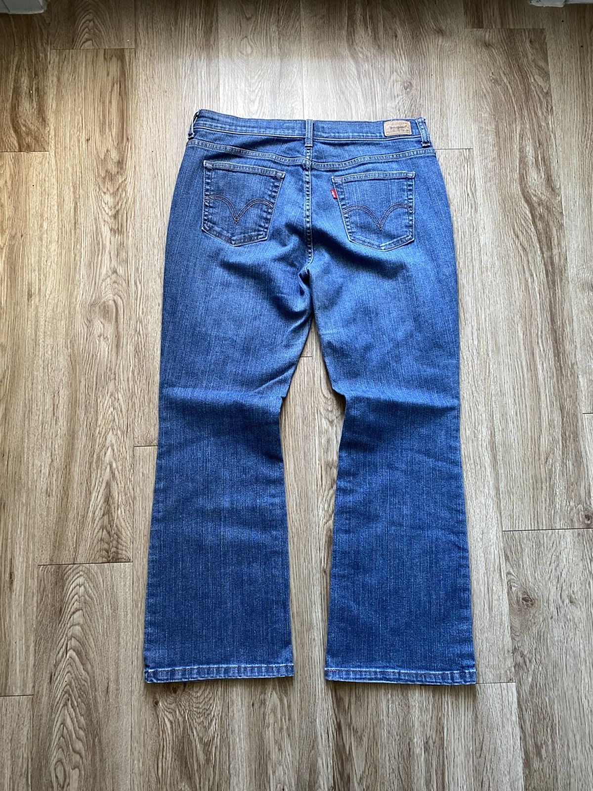 Levi's Y2K Bootcut Flare Levis 515 Denim Jeans Size 32" / US 10 / IT 46 - 2 Thumbnail