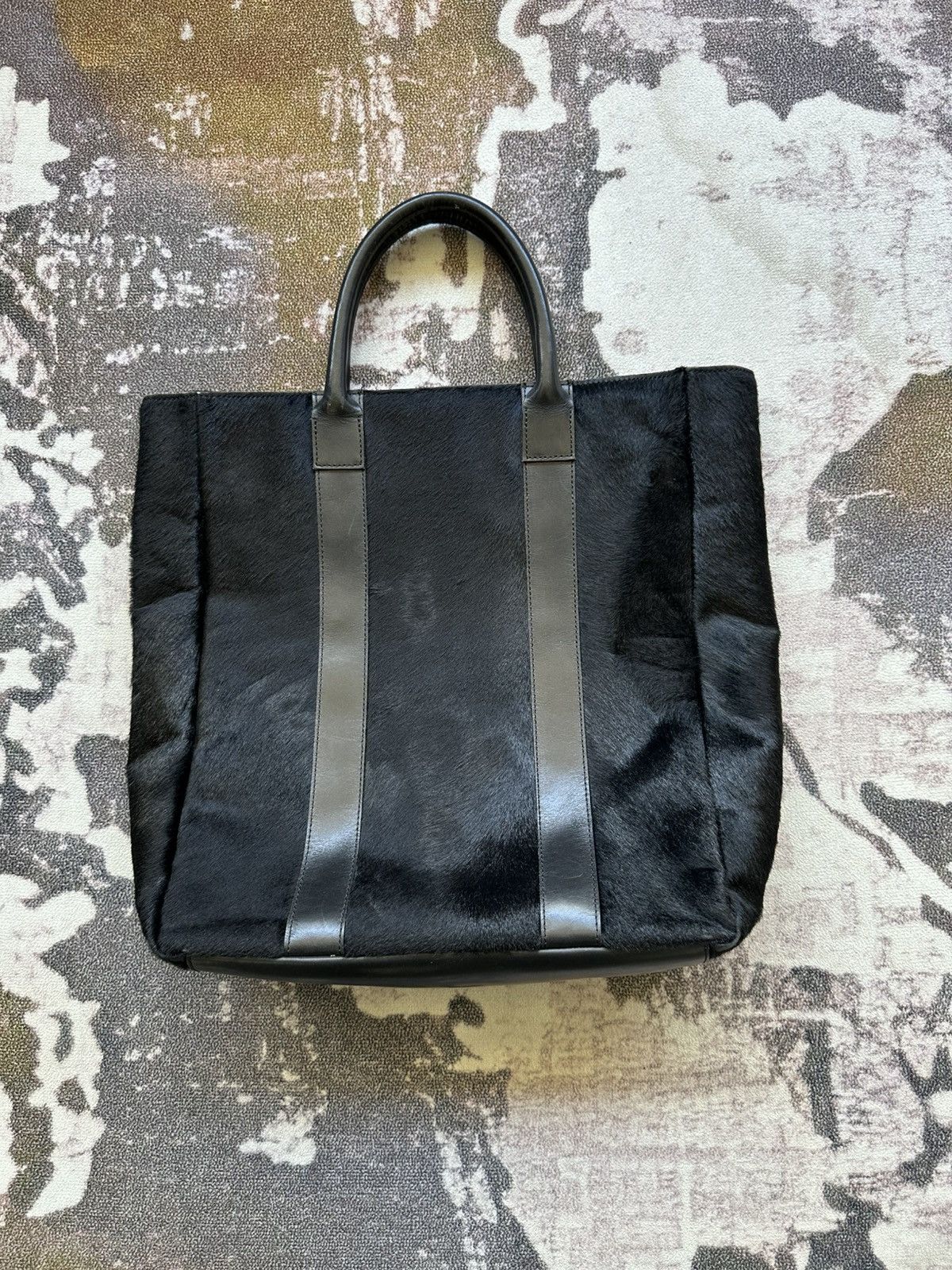 KEITAMARUYAMA 00’s Keita Maruyama pony hair leather tote bag Size ONE SIZE - 1 Thumbnail