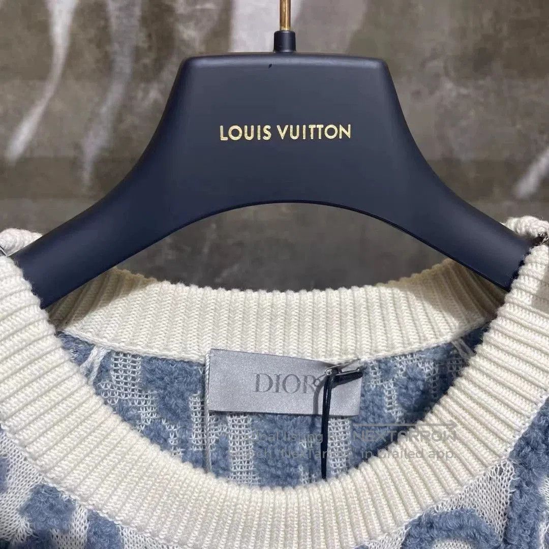 Dior dior logo print zip-up sweater. Size US M / EU 48-50 / 2 - 3 Thumbnail