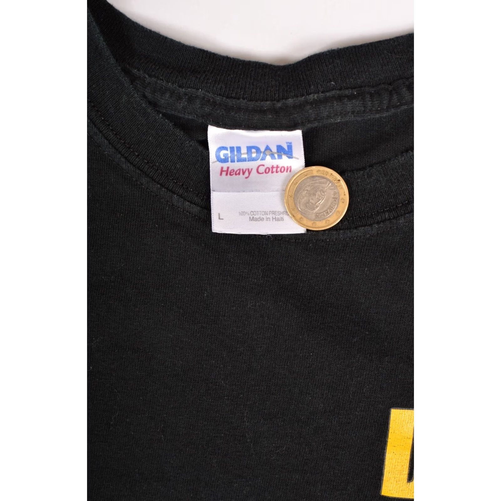Gildan Gildan T-Shirt DM's Industrials Vintage 50 Years 2000s 2010s Black Size L Mens Size US L / EU 52-54 / 3 - 4 Thumbnail