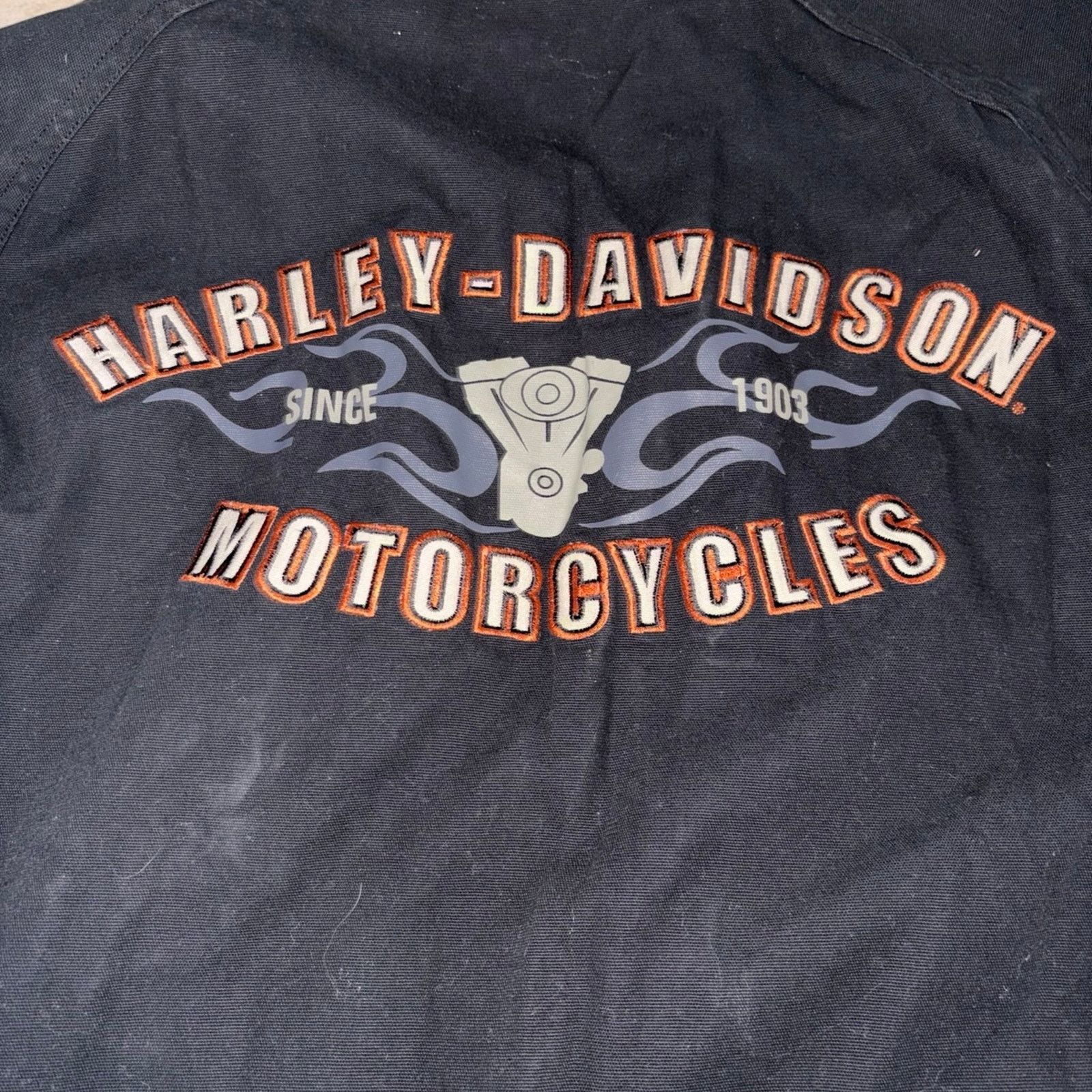 Harley Davidson Harley Davidson Motorcycles Jacket XXL black button up Size US XXL / EU 58 / 5 - 8 Thumbnail