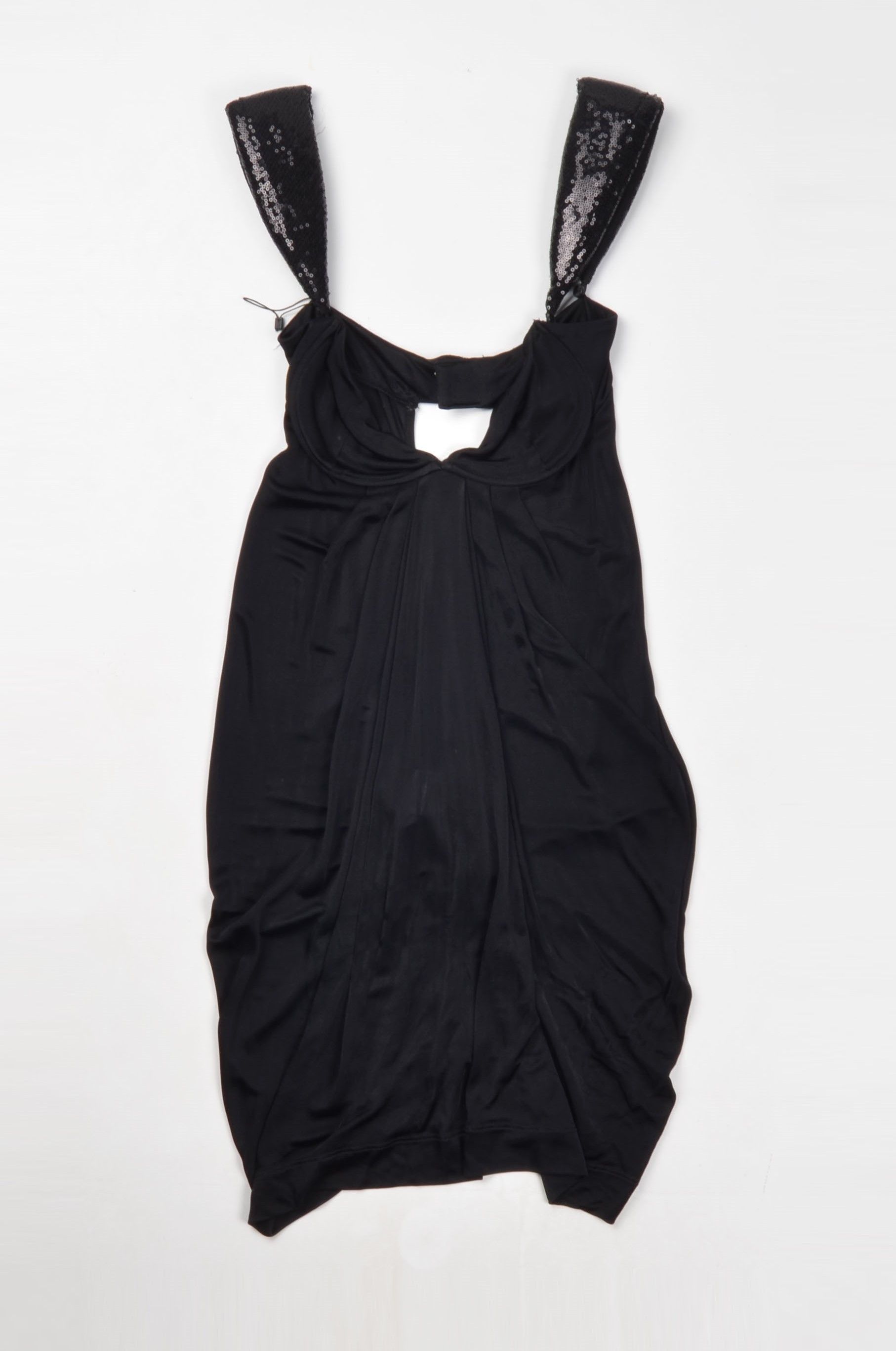 Miss Sixty Miss Sixty Vintage Y2K Coquette Glam Little Black Dress Size S / US 4 / IT 40 - 4 Thumbnail