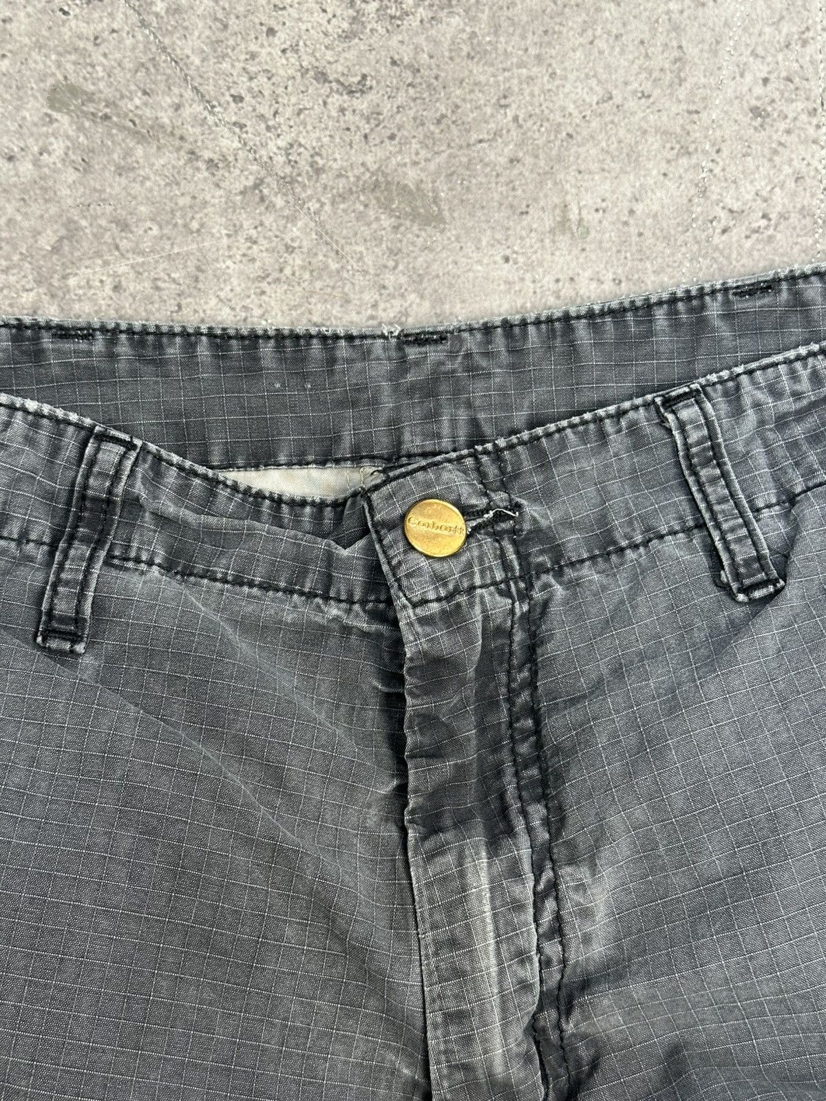 Carhartt Vintage Carhartt Cargo Pants Distressed Y2K Faded Gray Size US 30 / EU 46 - 9 Thumbnail