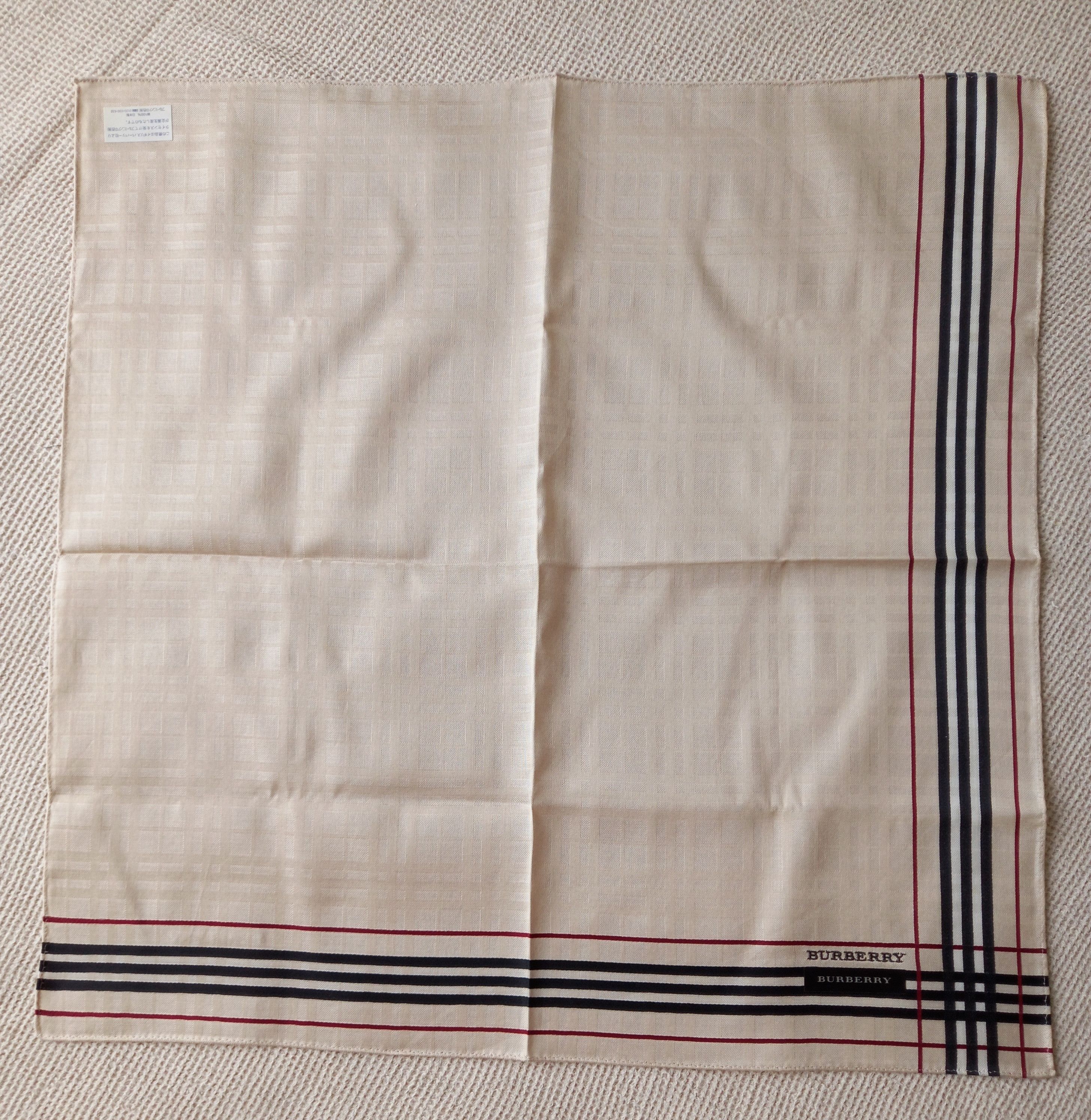 Burberry × Vintage 2 Burberry Bandana/Handkerchief embroidery nova check Size ONE SIZE - 5 Thumbnail