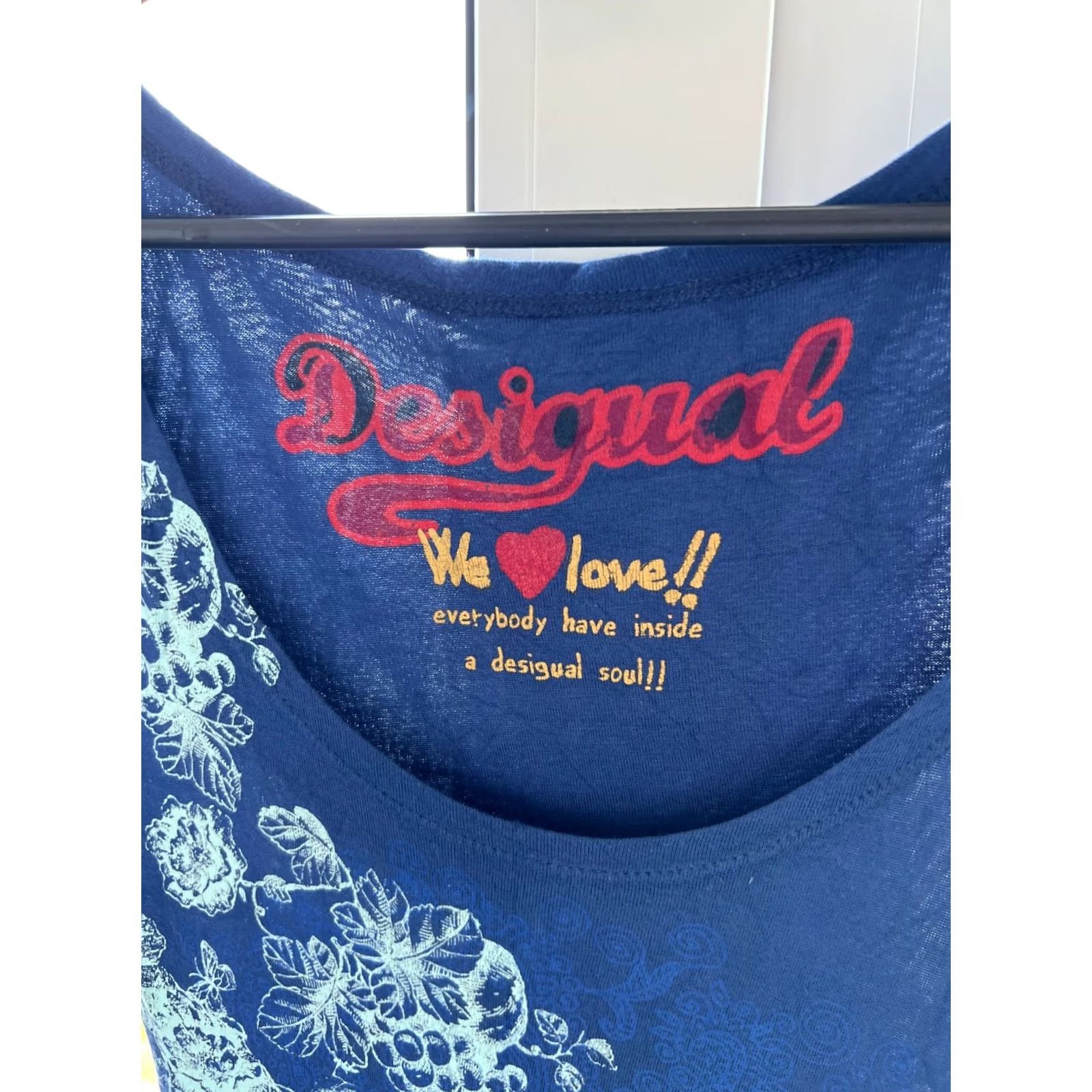 Desigual Desigual Dress XS Womens A-Line Knee Length Blue/Black VINTAGE? Size XS / US 0-2 / IT 36-38 - 3 Thumbnail