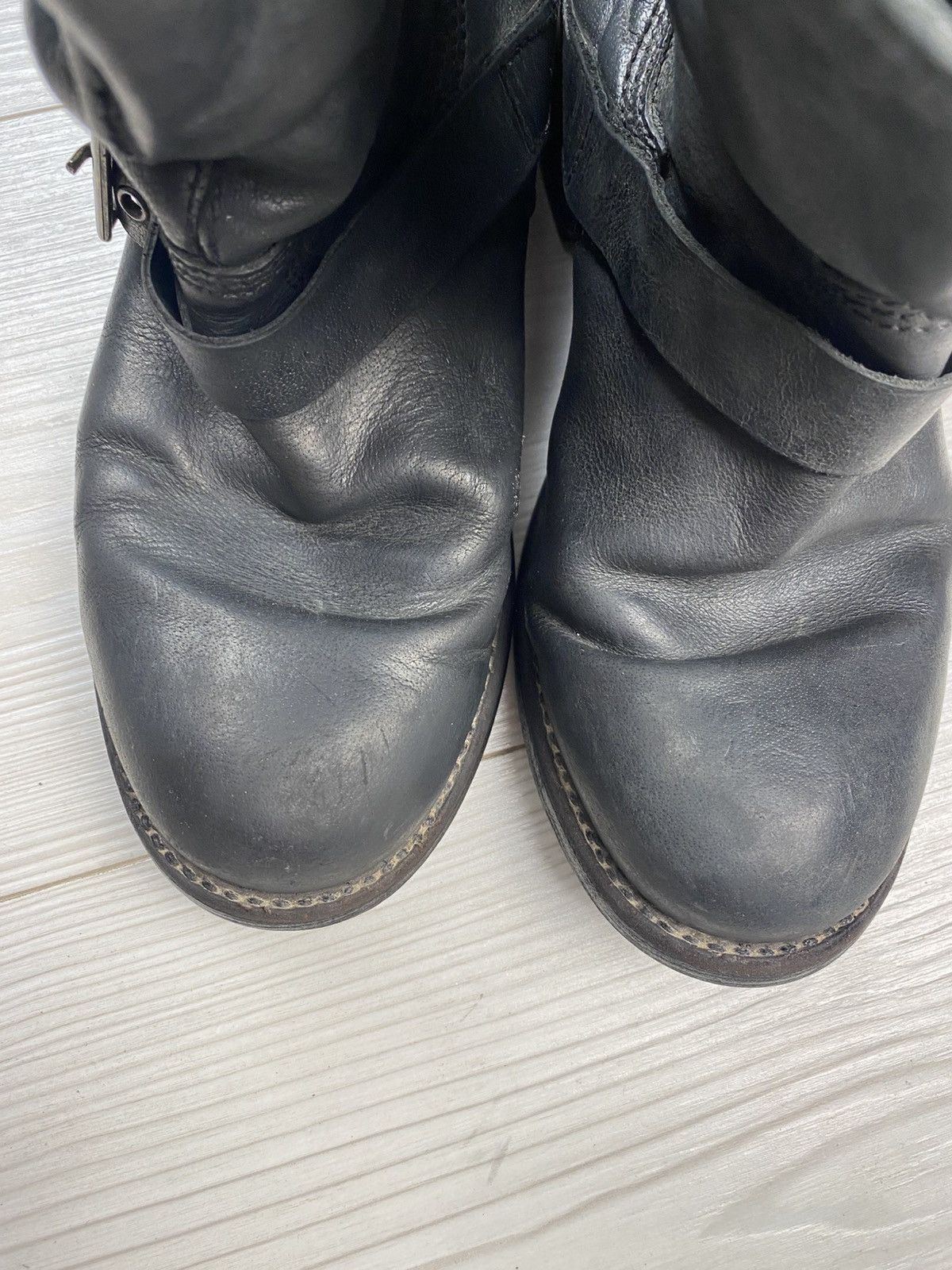 Vintage Vintage avant garde leather boots Harley Davidson y2k Size US 9 / IT 39 - 12 Thumbnail