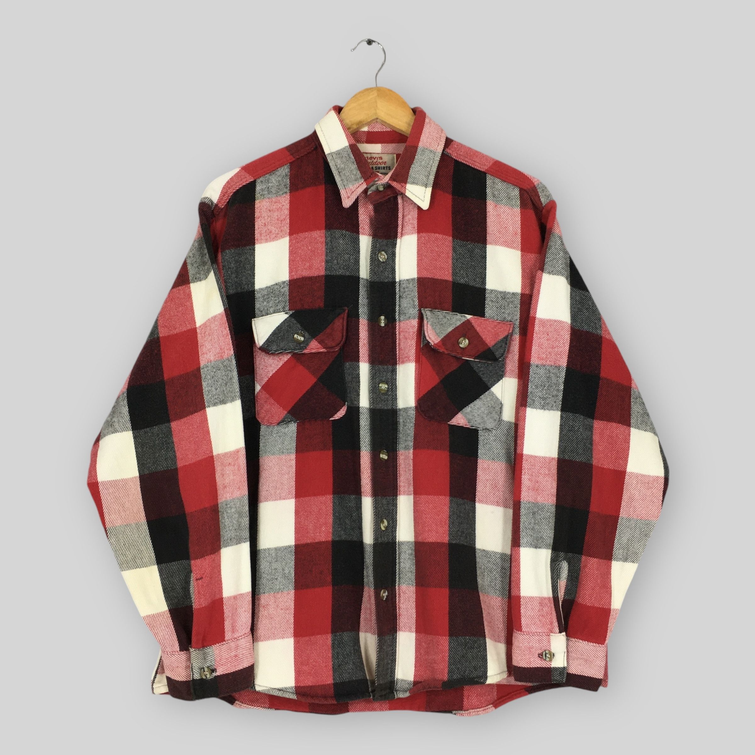 Levi's × Levi's Vintage Clothing × Vintage Vintage Levi's Alaska Checkered Flannel Shirt Large Size US L / EU 52-54 / 3 - 1 Thumbnail