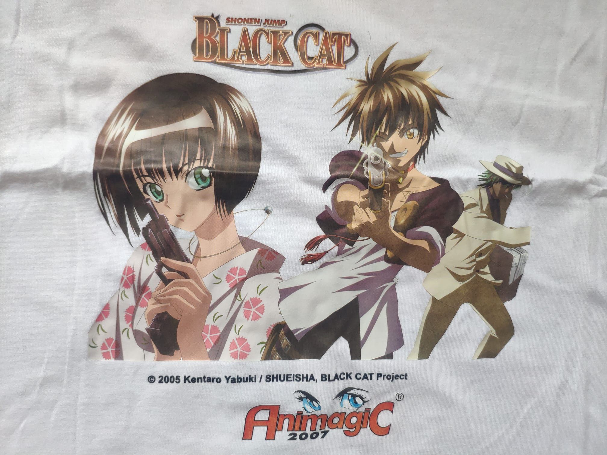 Other BLACK CAT Shonen Jump Anime T-Shirt AnimagiC 2007 UNWORN - L Size US L / EU 52-54 / 3 - 4 Thumbnail