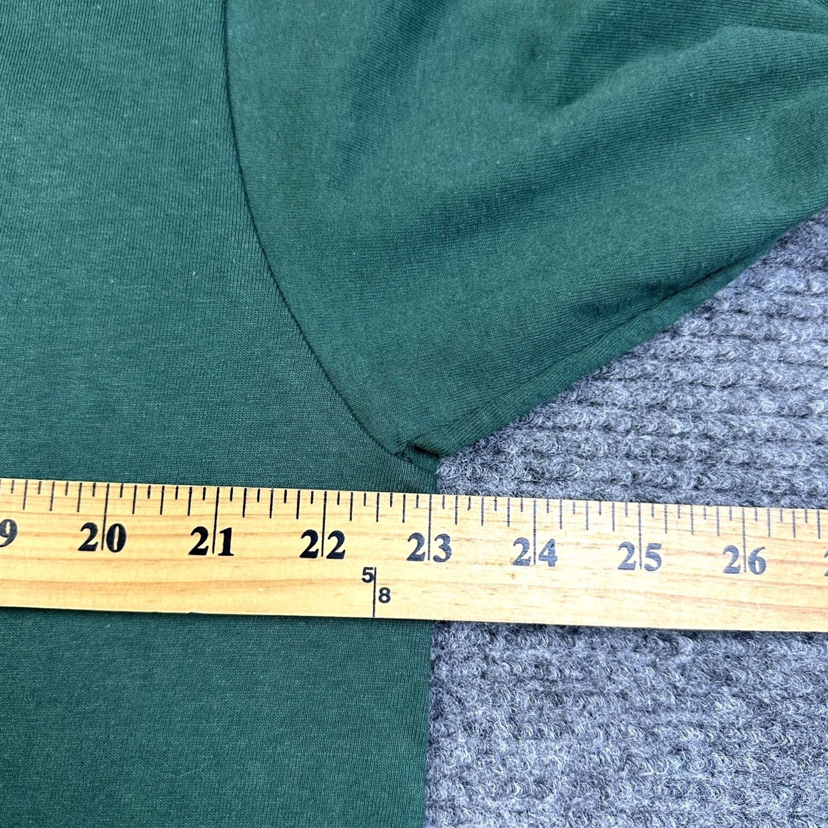 Basic Editions VINTAGE Basic Editions Long Sleeve Turtleneck Shirt Adult L Green 90s USA Vintage Mens Womens Unisex Size US L / EU 52-54 / 3 - 6 Thumbnail
