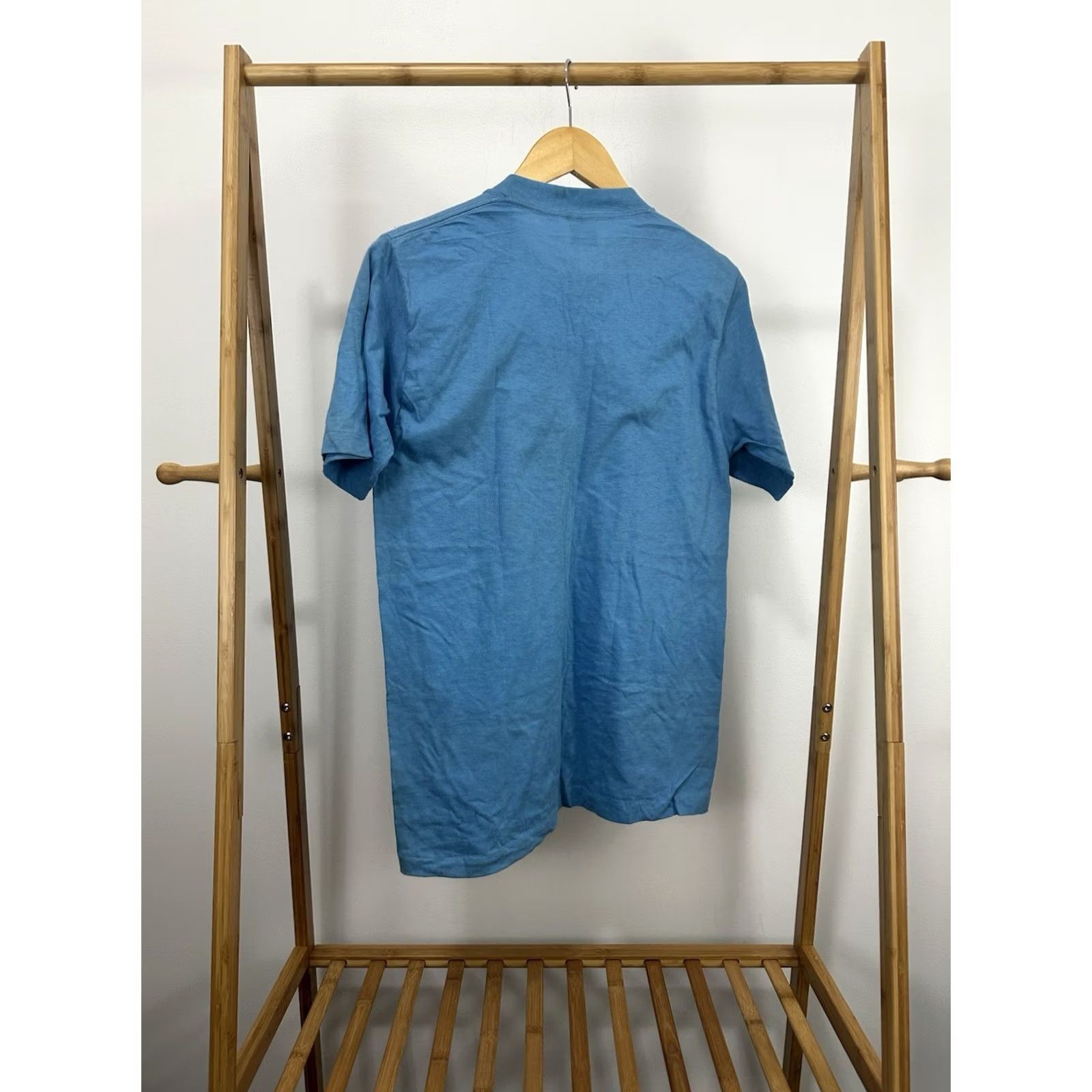 Vintage VTG 80s Surf Mermaid Magically Ocean Wave Iron On Belton T-Shirt Size L Blue Mens Short Sleeve Size US L / EU 52-54 / 3 - 4 Thumbnail