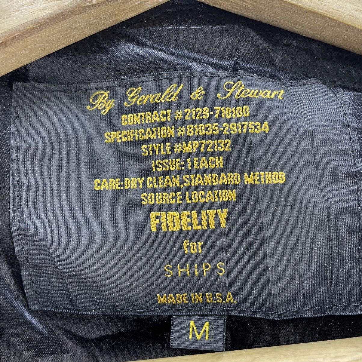 Fidelity × SHIPS 💥Vintage Fiderlity X Ship Double Collar Peacoat Jacket Size M / US 6-8 / IT 42-44 - 3 Thumbnail