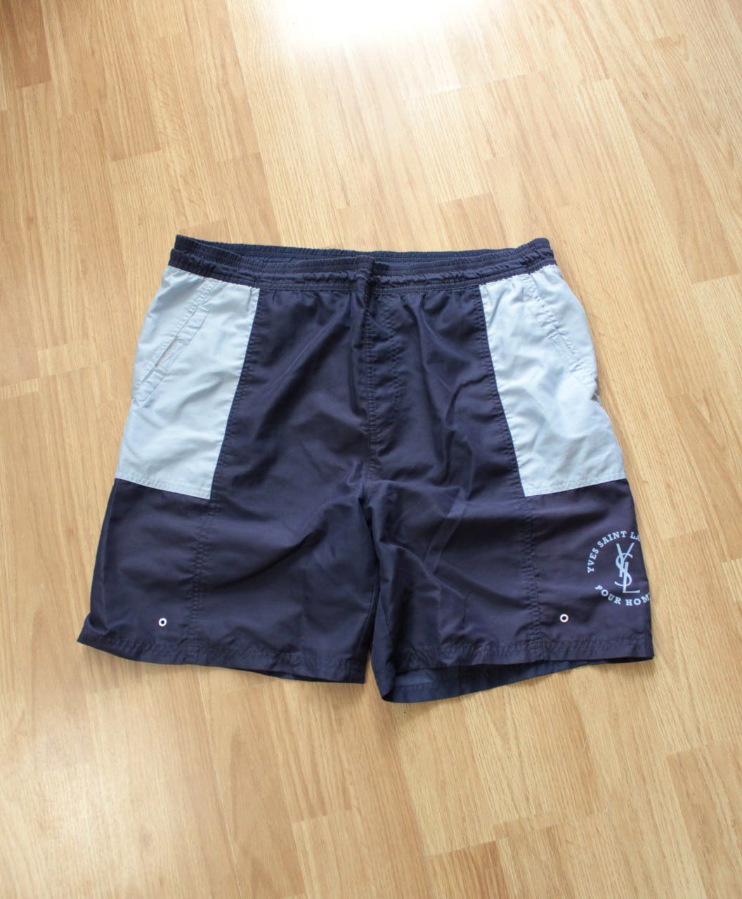 Yves Saint Laurent 🔥 Yves Saint Laurent Swim Shorts Trunks Logo Vintage Y2K Size US 34 / EU 50 - 1 Thumbnail