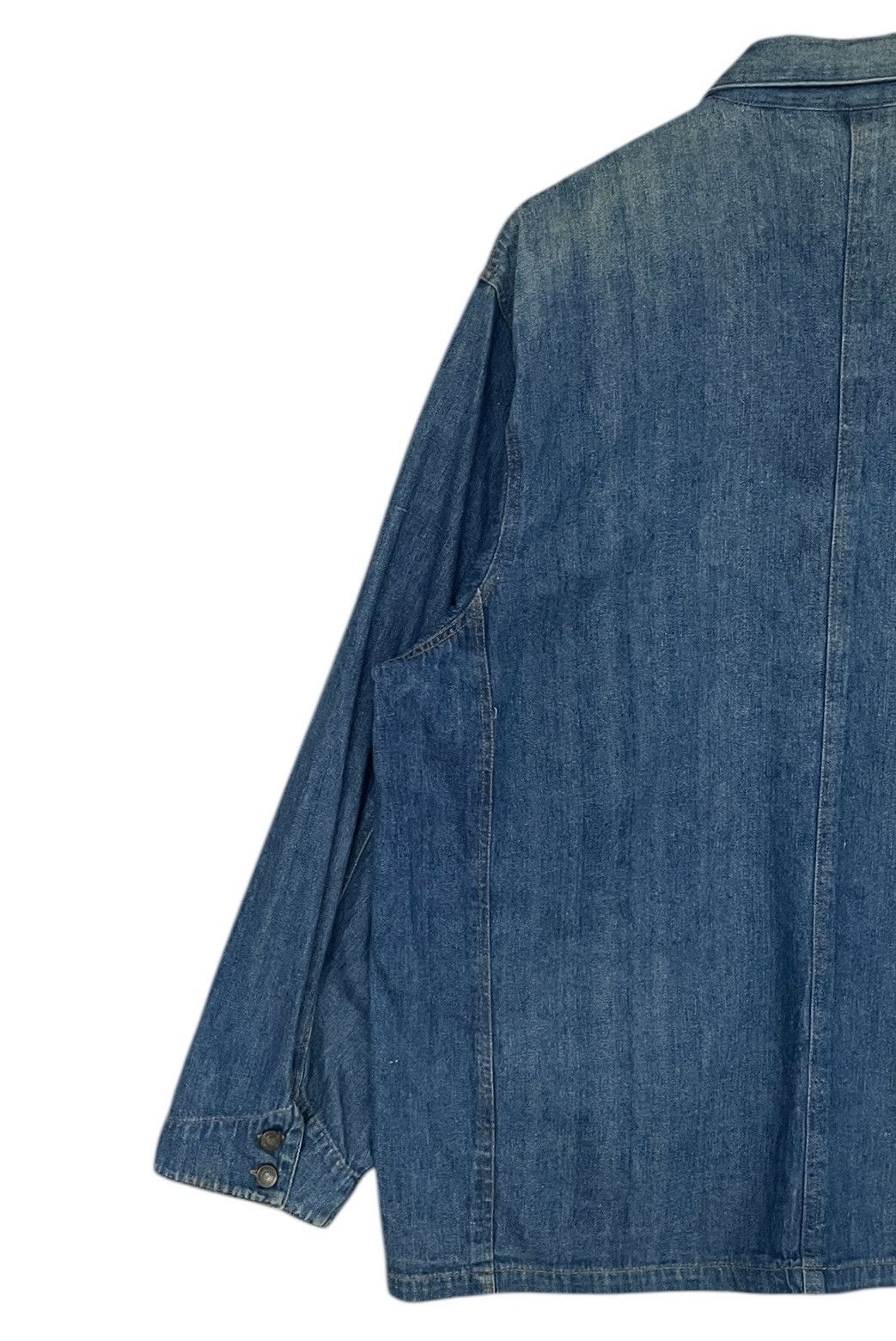 Japanese Brand × Vintage Vintage Brand Active Scene Pullover Denim Jacket 1990s Size US L / EU 52-54 / 3 - 5 Thumbnail
