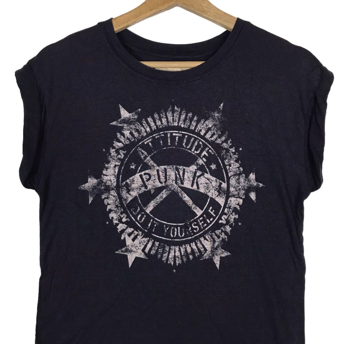 Zara Zara Trafaluc Punk Gothic Tee Shirt Size S / US 4 / IT 40 - 2 Thumbnail
