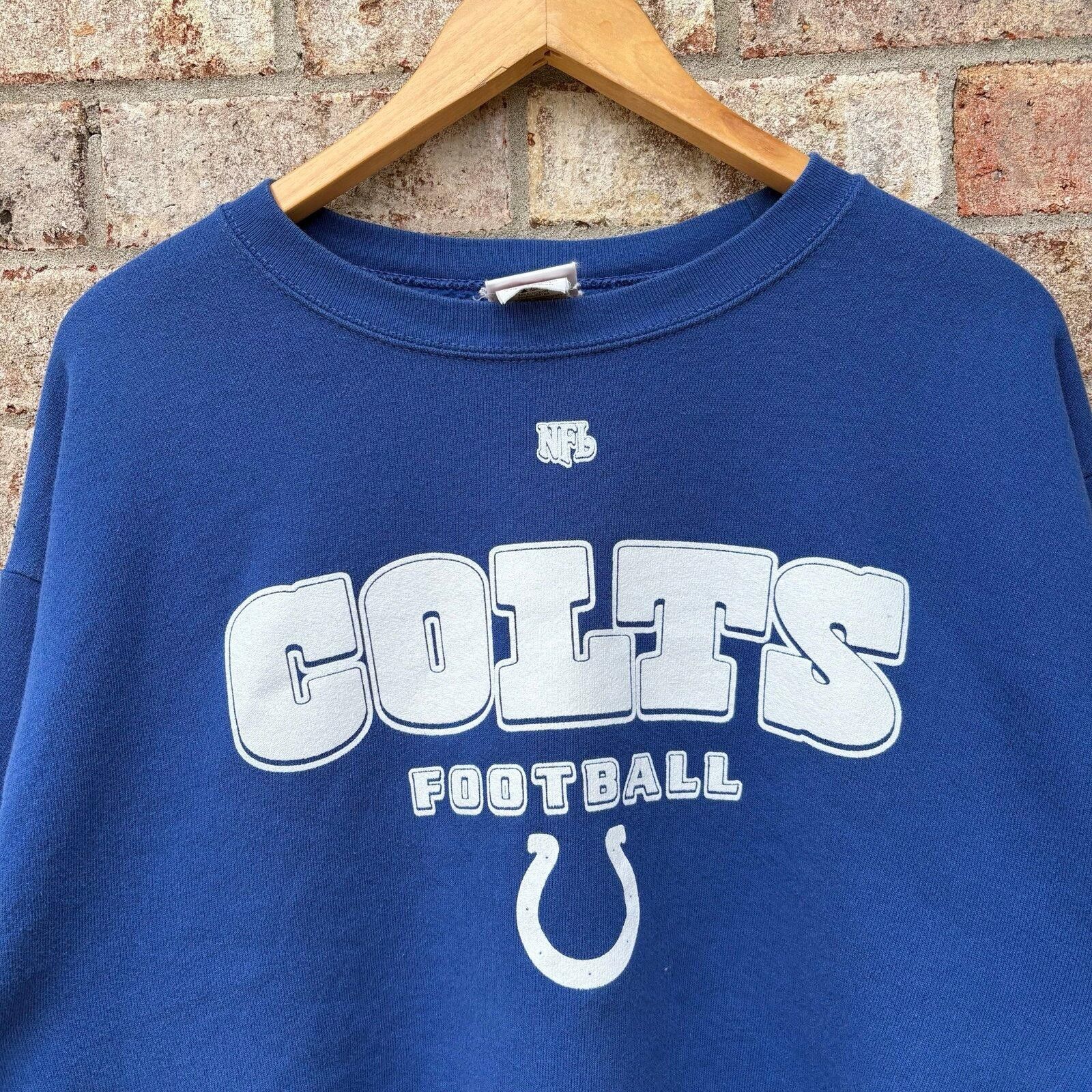 NFL Vintage 90s Indianapolis Colts sweatshirt Size US L / EU 52-54 / 3 - 2 Thumbnail