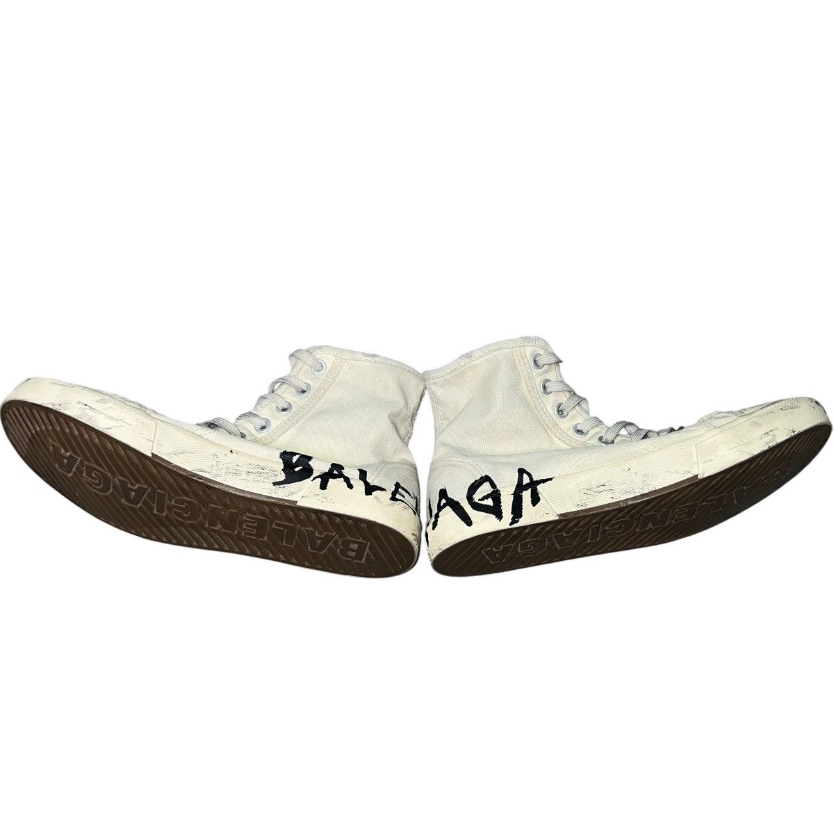 Balenciaga BALENCIAGA 2022AW "PARIS" High-Top Sneakers Size US 8 / EU 41 - 4 Thumbnail