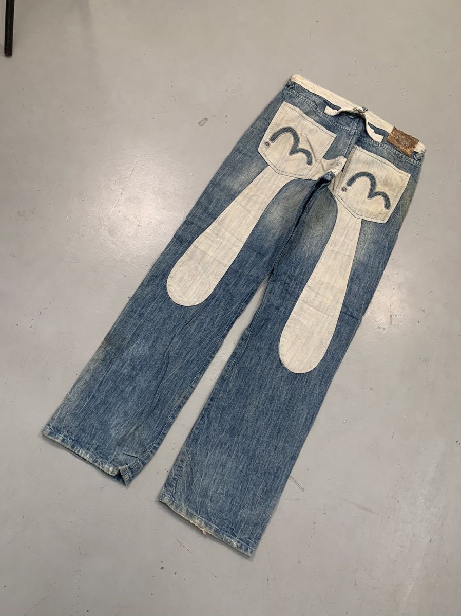 Japanese Brand Vintage Evisu inspired denim Size US 32 / EU 48 - 1 Thumbnail