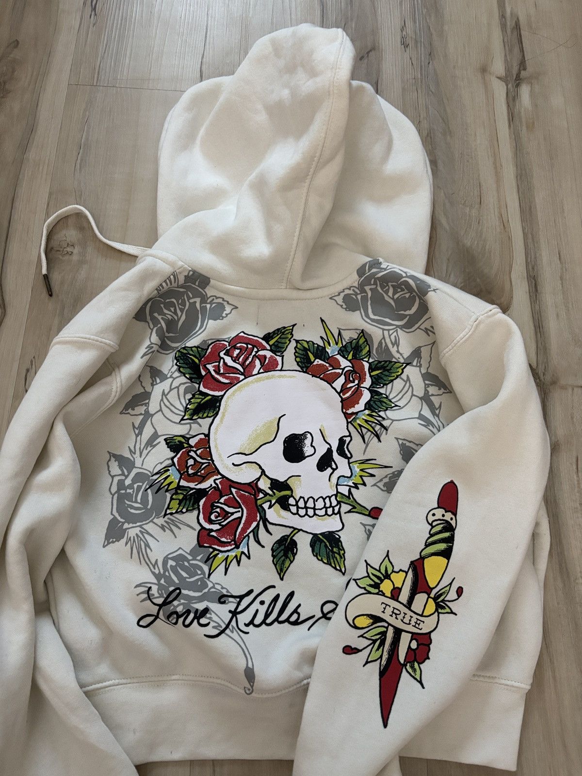 Ed Hardy Ed Hardy Cropped Hoodie Size L / US 10 / IT 46 - 8 Thumbnail