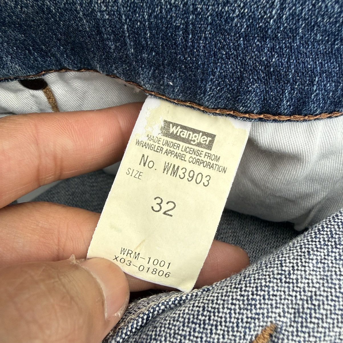 Wrangler VINTAGE WRANGLER MUD WASHED DENIM JEAN PANTS Size US 32 / EU 48 - 13 Thumbnail