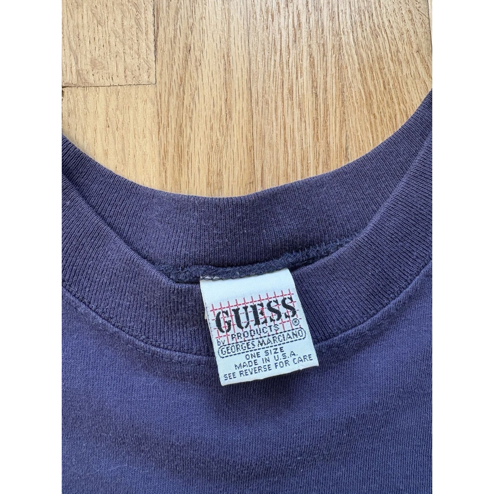 Guess Guess Jeans USA Georges Marciano T-Shirt XL VTG 90s S/S Size US XL / EU 56 / 4 - 3 Thumbnail