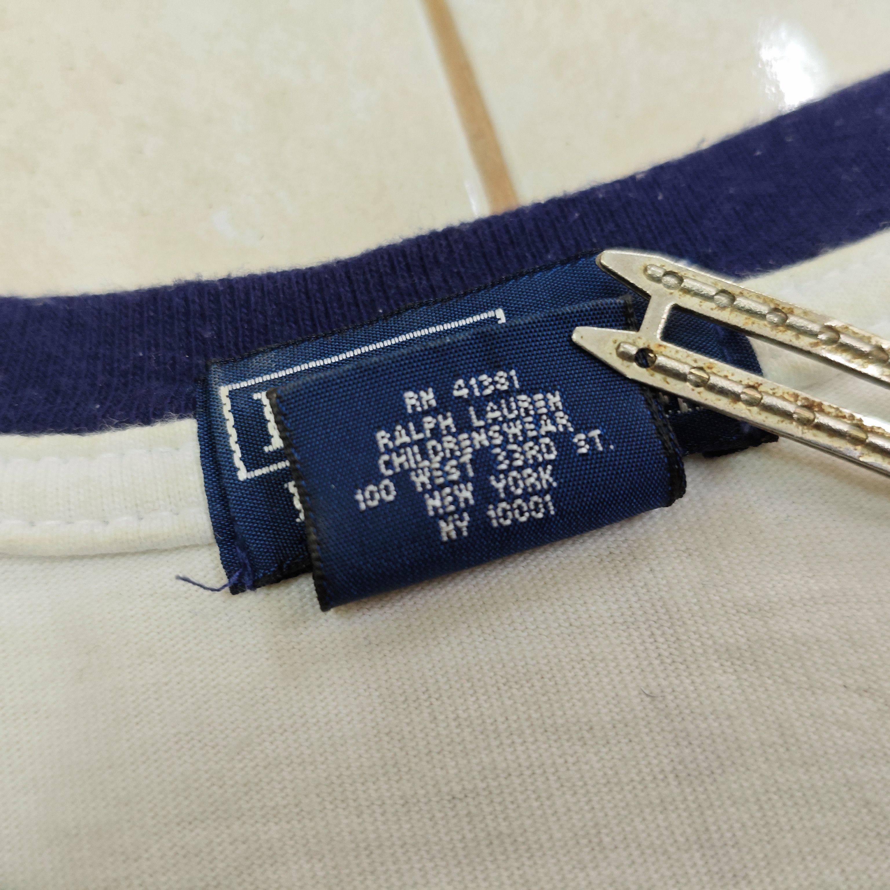Polo Ralph Lauren POLO by RALPH LAUREN Crest Pocket Embroidered No 3 Tee Size US M / EU 48-50 / 2 - 9 Thumbnail