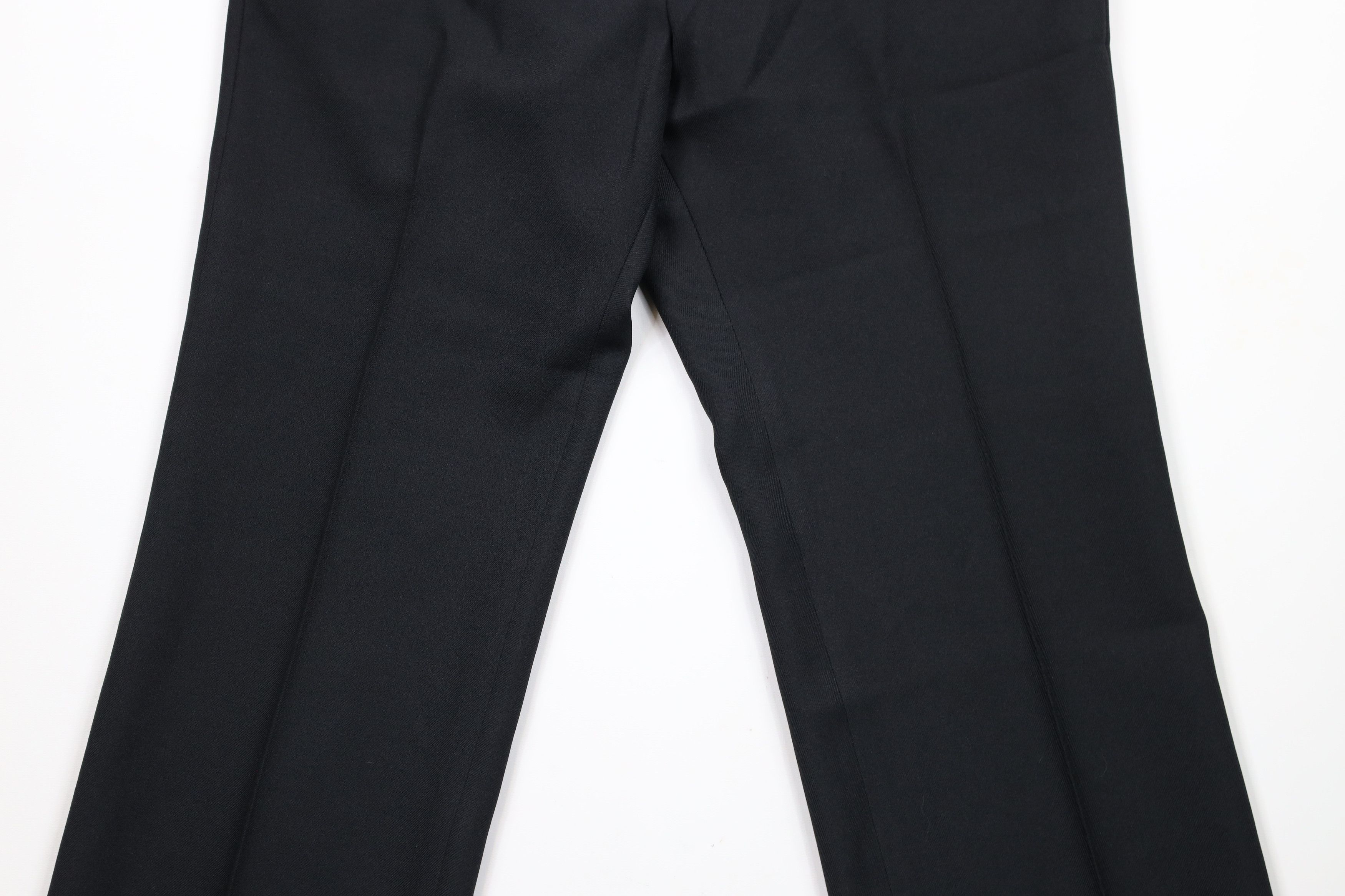 Levi's × Vintage Vintage 70s Levis Wide Leg Chino Pants Black Polyester USA Size US 36 / EU 52 - 3 Thumbnail