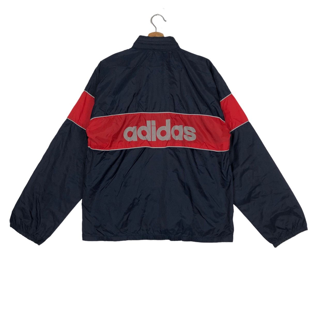 Adidas 🔥90’s Vintage Bomber Jacket Adidas Block Colour Big Logo Size US M / EU 48-50 / 2 - 8 Thumbnail
