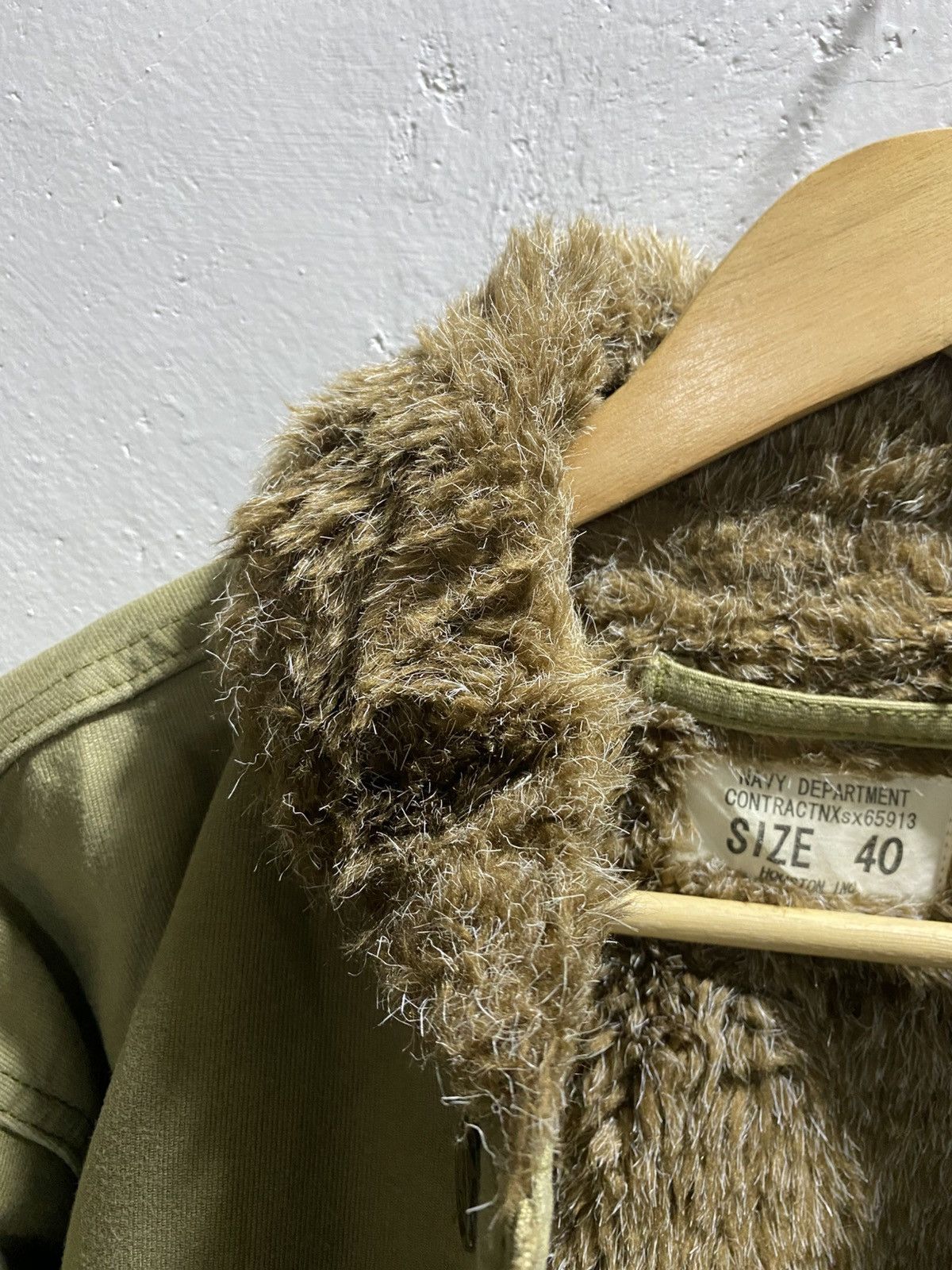 Alpha Industries Houston US N-1 Deck Military Reproduction 1940s WW2 Jacket Size US M / EU 48-50 / 2 - 17 Thumbnail