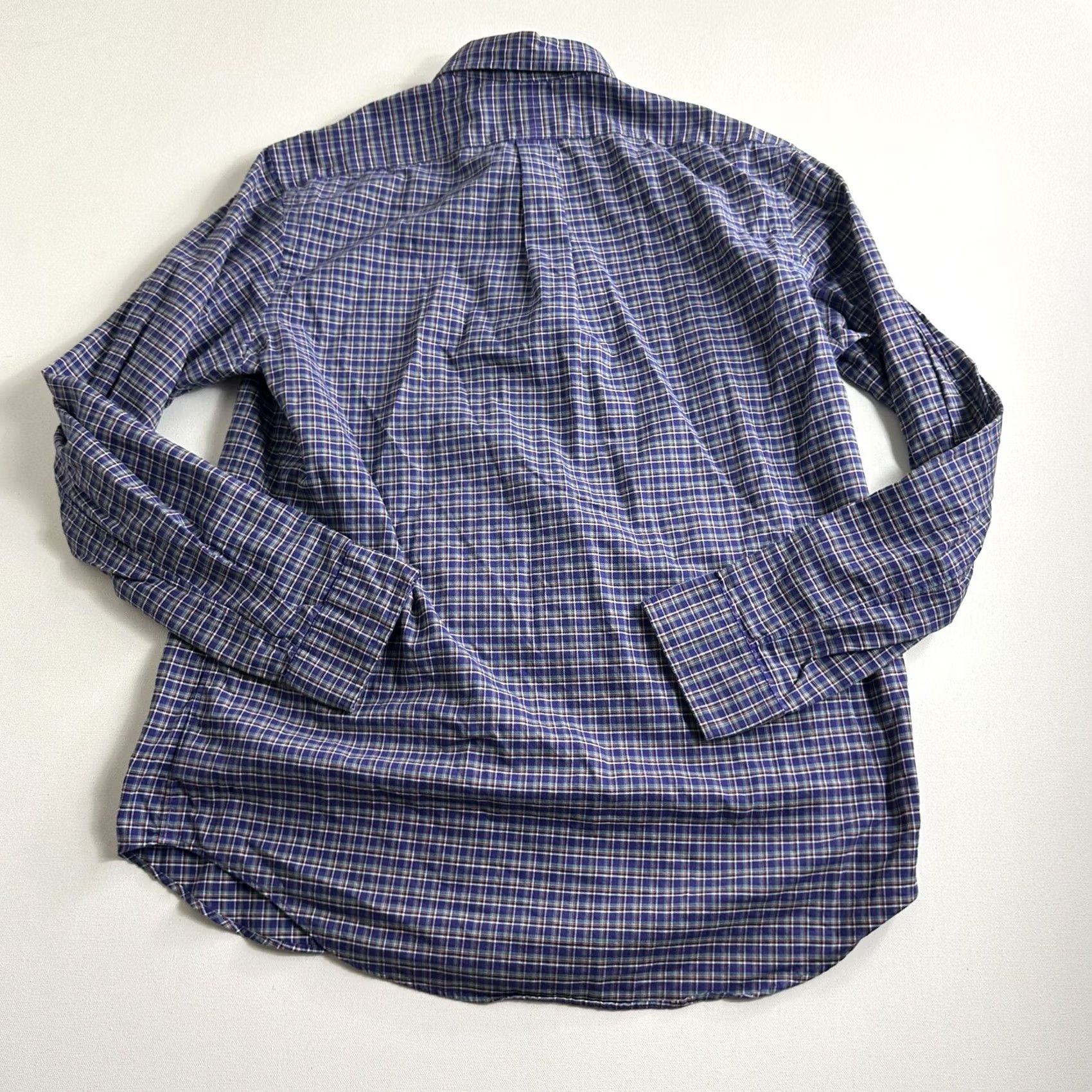Polo Ralph Lauren Polo Ralph Lauren Shirt Button-Down Plaid Purple Mens Size M Preppy Size US M / EU 48-50 / 2 - 2 Thumbnail