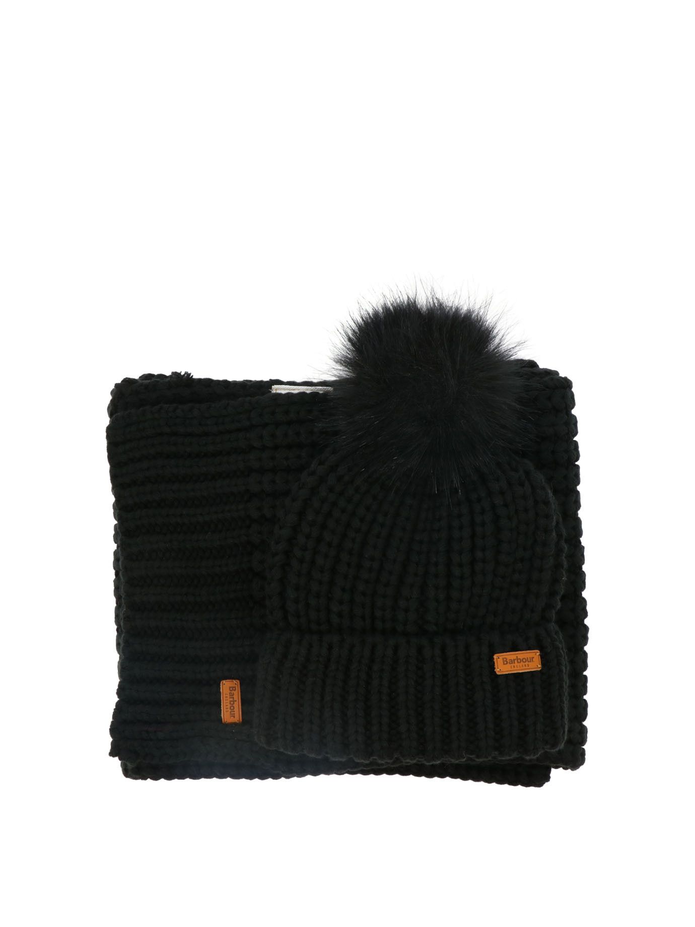 Barbour Barbour Saltburn Beanie And Scarf Set Women - USA Duties Paid Size ONE SIZE - 1 Thumbnail