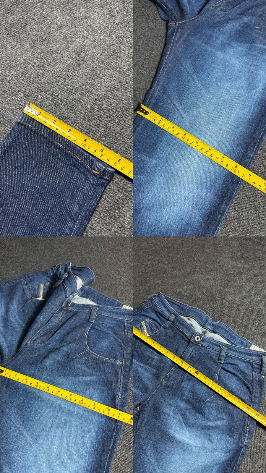 Diesel 00s Diesel Luxury Italy Chinelle Regular Slim Tapered Jeans Size 30" / US 8 / IT 44 - 21 Thumbnail