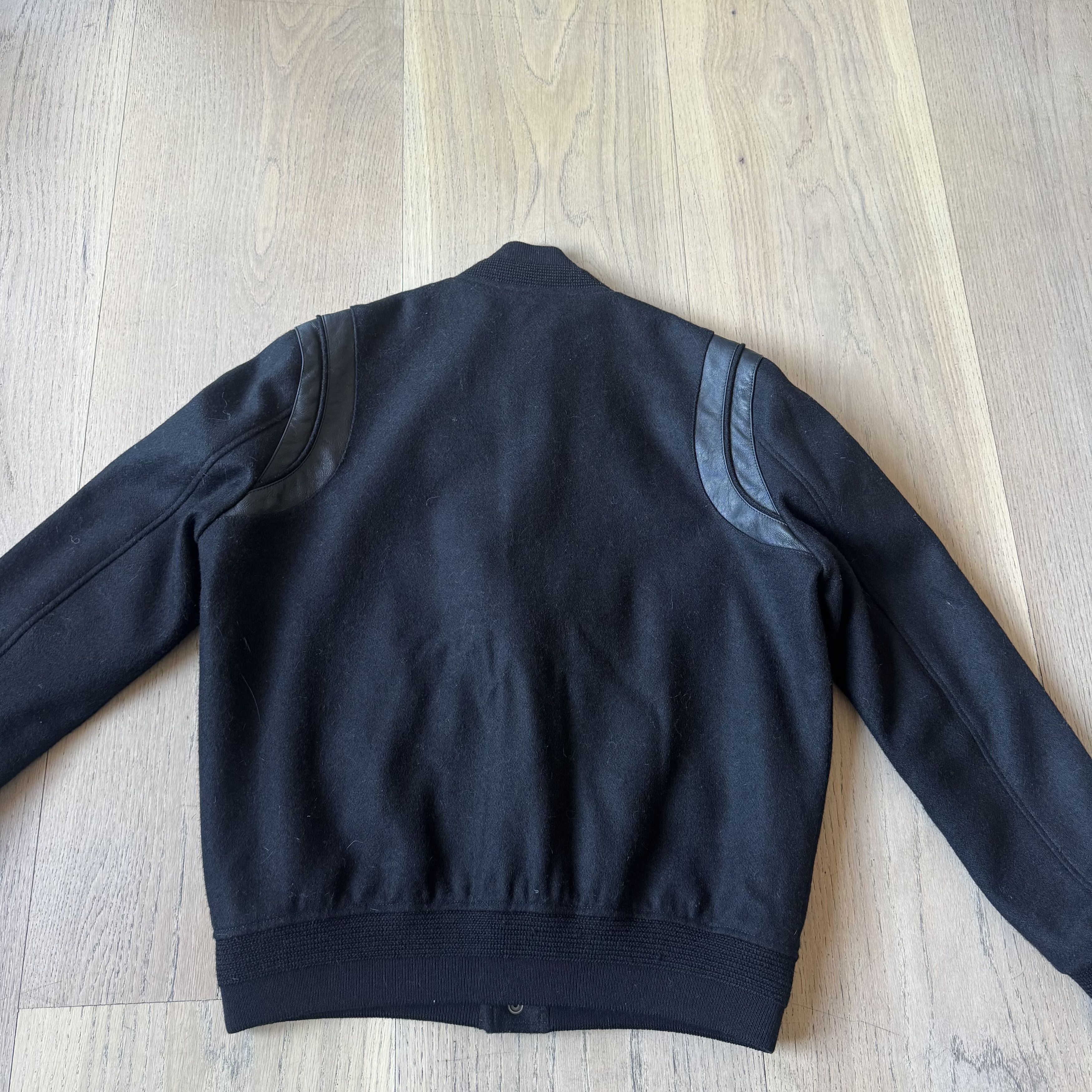 Saint Laurent Paris Saint Laurent Paris - Teddy Bomber Jacket - Black / Black Size US M / EU 48-50 / 2 - 4 Thumbnail
