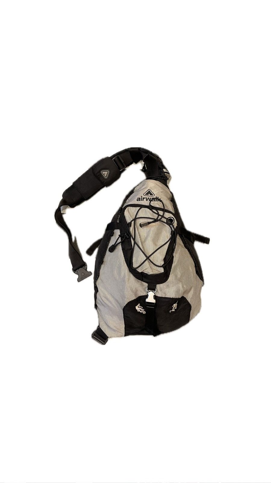 image of Y2K Airwalk Crossbody Bag in Black, Men's