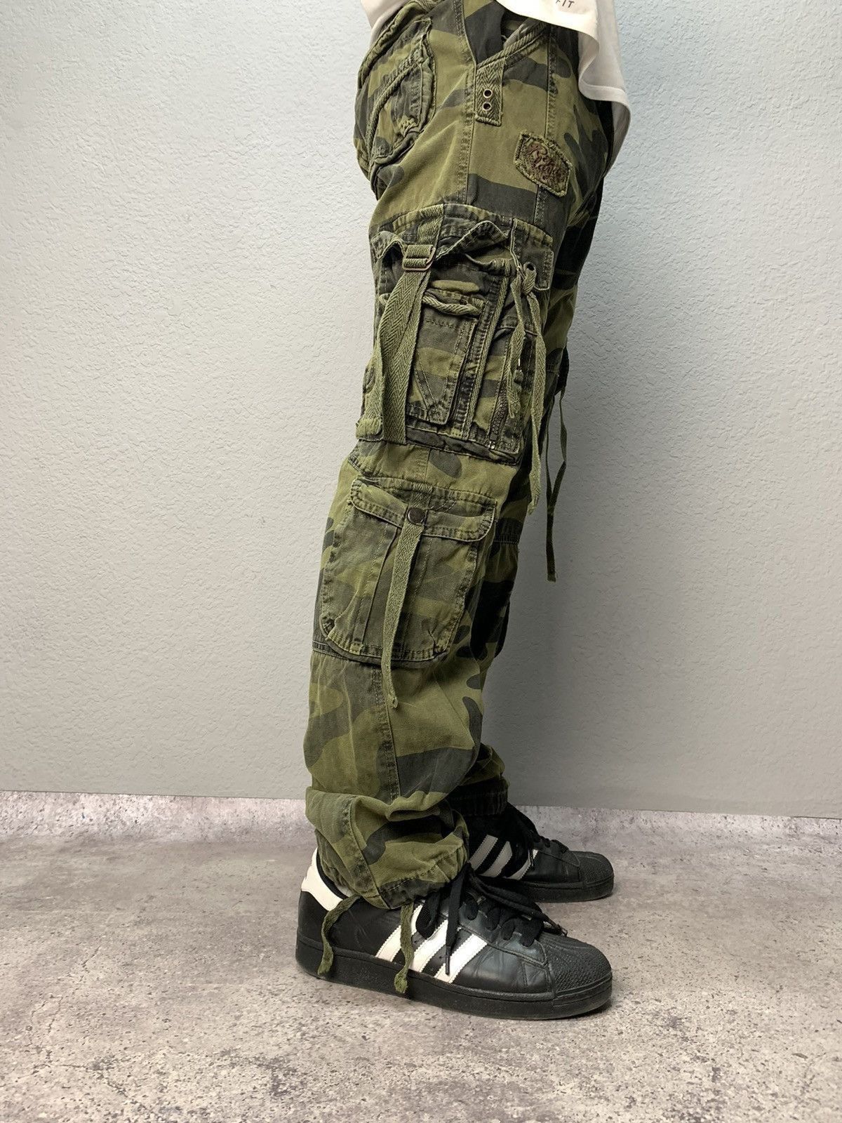 Japanese Brand × Vintage Vintage Junya Watanabe Balenciaga Style Bondage Cargo Pants Size US 32 / EU 48 - 12 Thumbnail