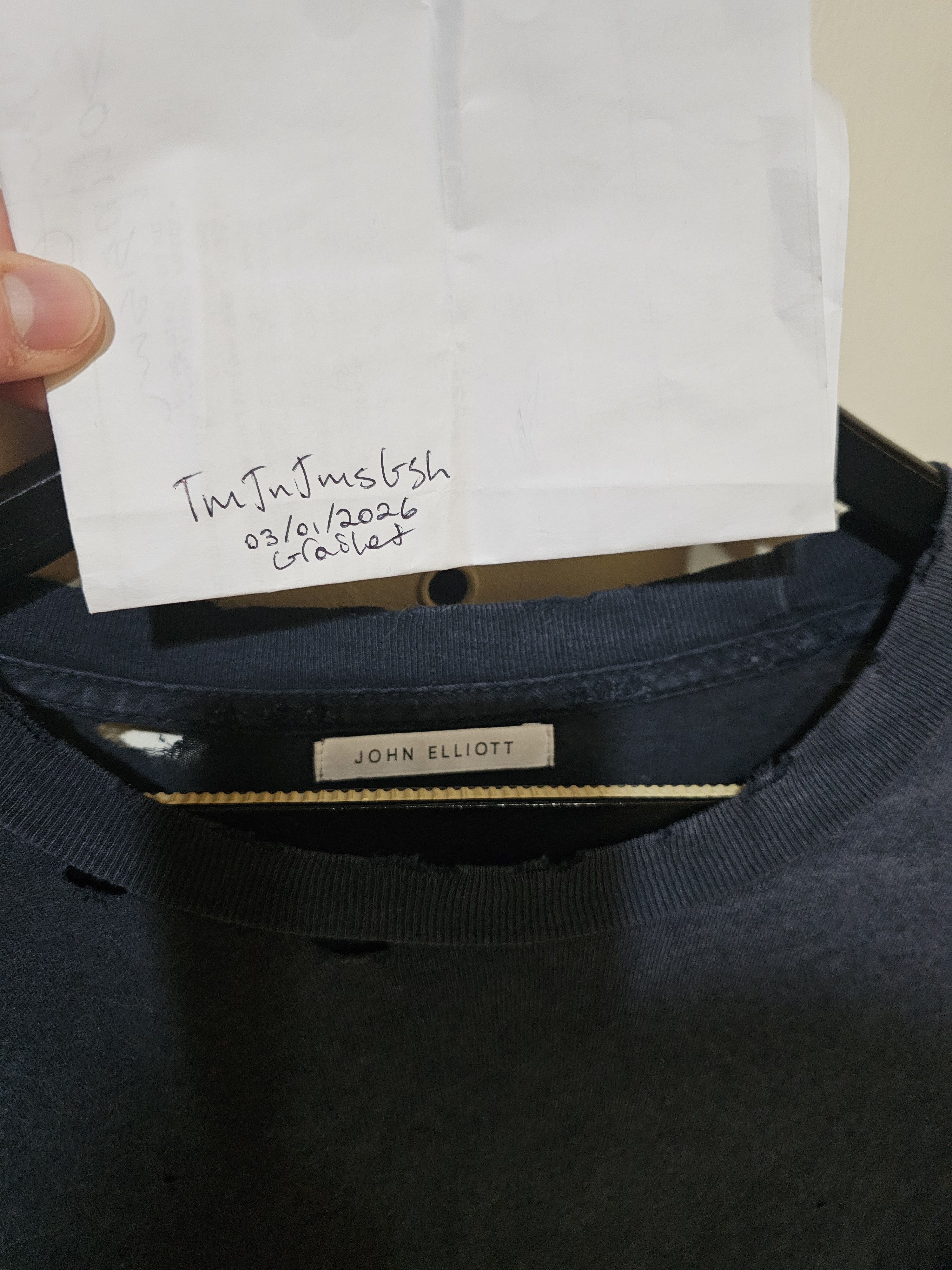 John Elliott John Elliott distressed LS shirt Size US M / EU 48-50 / 2 - 9 Thumbnail