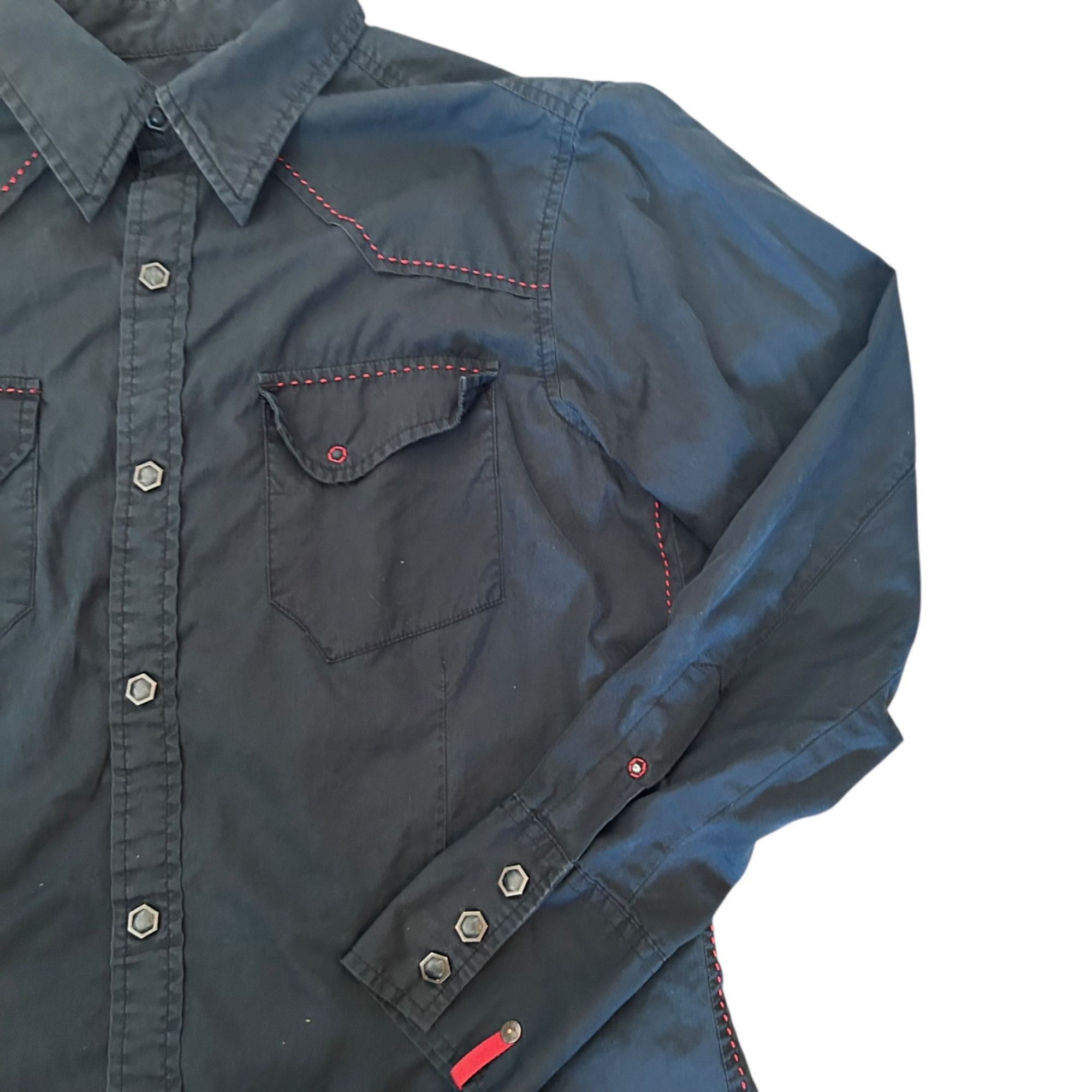 Levi's Vintage Clothing Vintage Redloop Levi's Black Western Button Up Shirt M Size US M / EU 48-50 / 2 - 6 Thumbnail