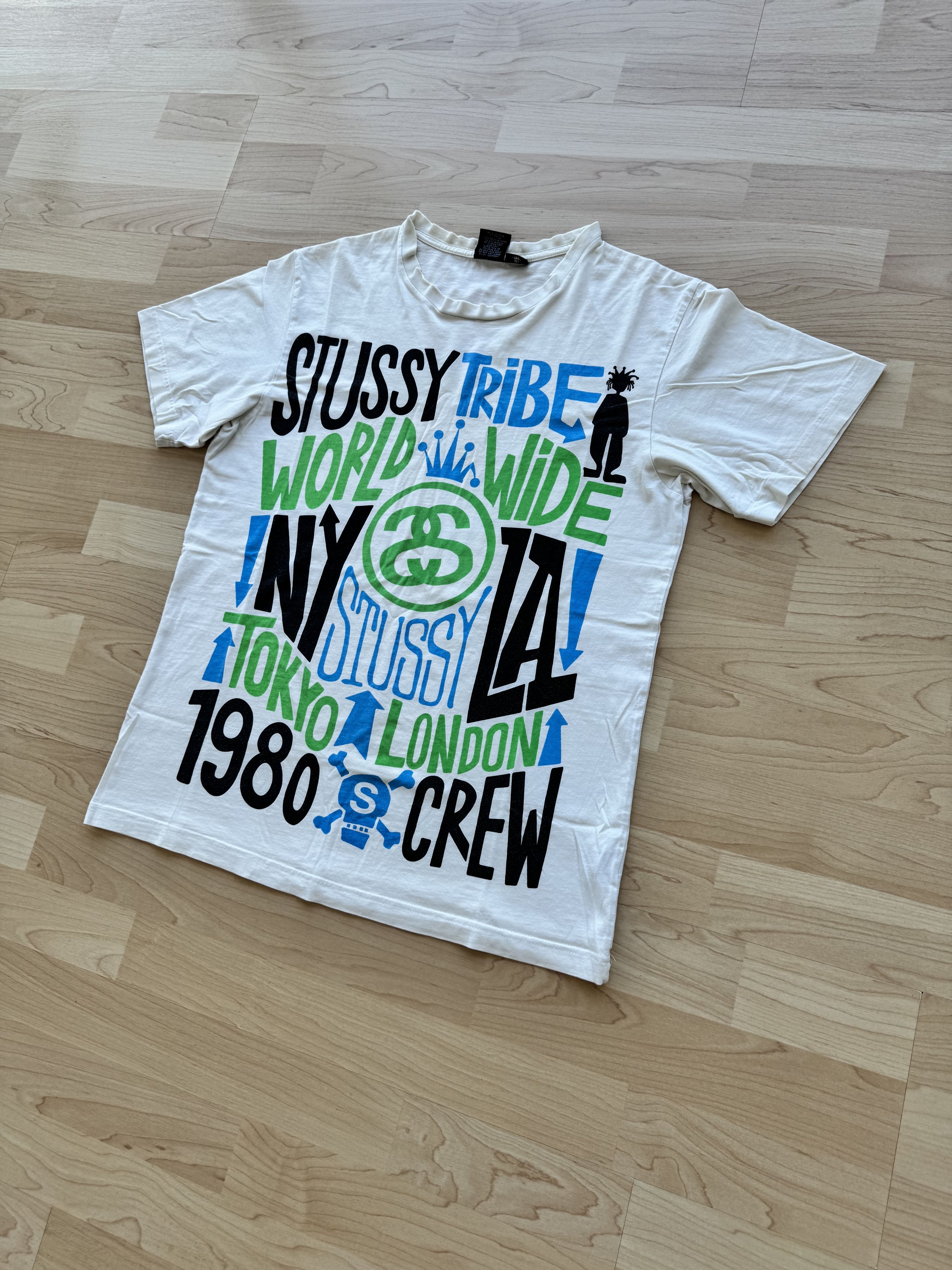 Stussy Vintage Stussy Tribe World Wide T-Shirt Size US M / EU 48-50 / 2 - 3 Thumbnail
