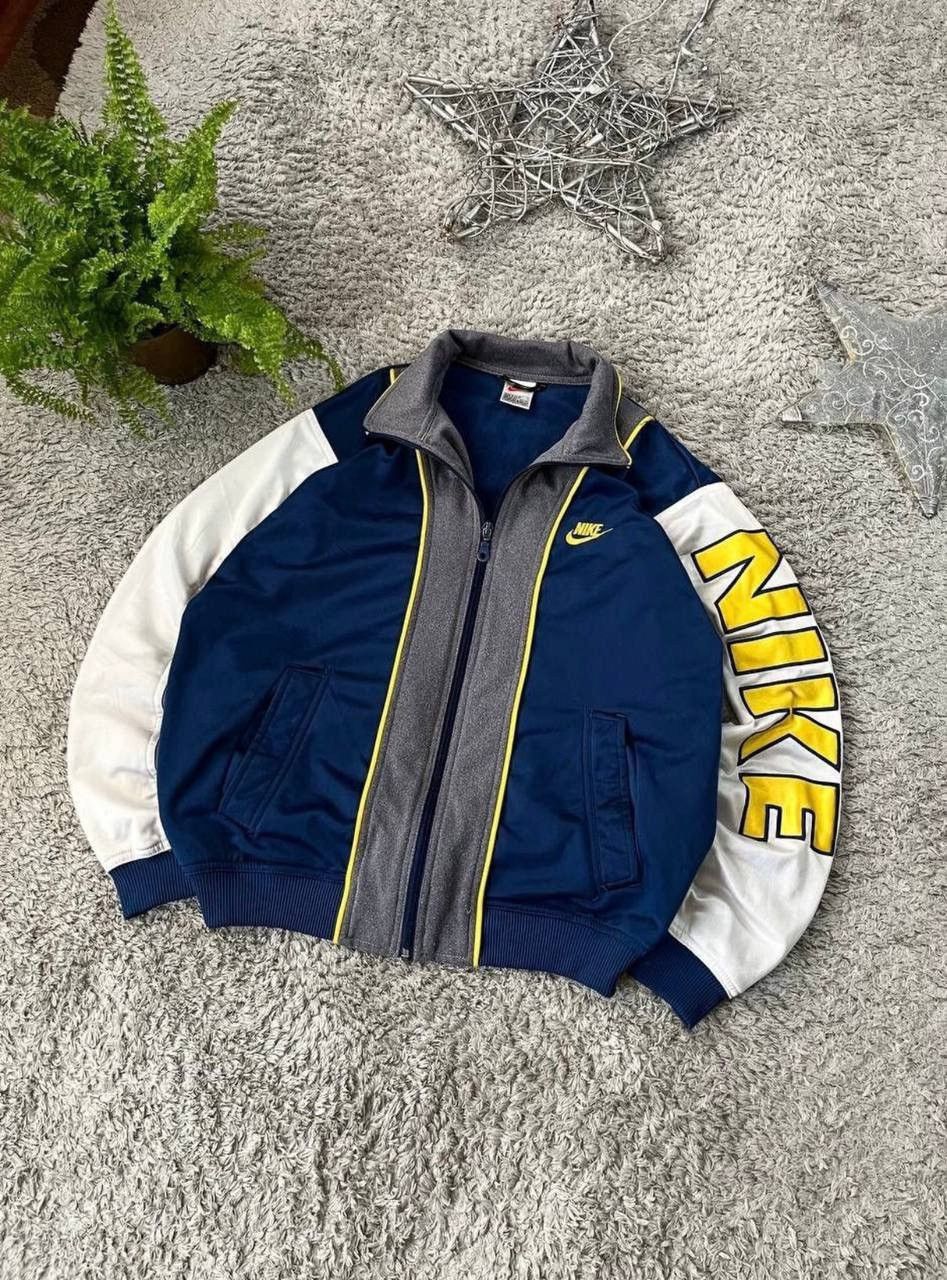 90s Nike Vintage USA Big Spellout Sleeve Logo Track Jacket