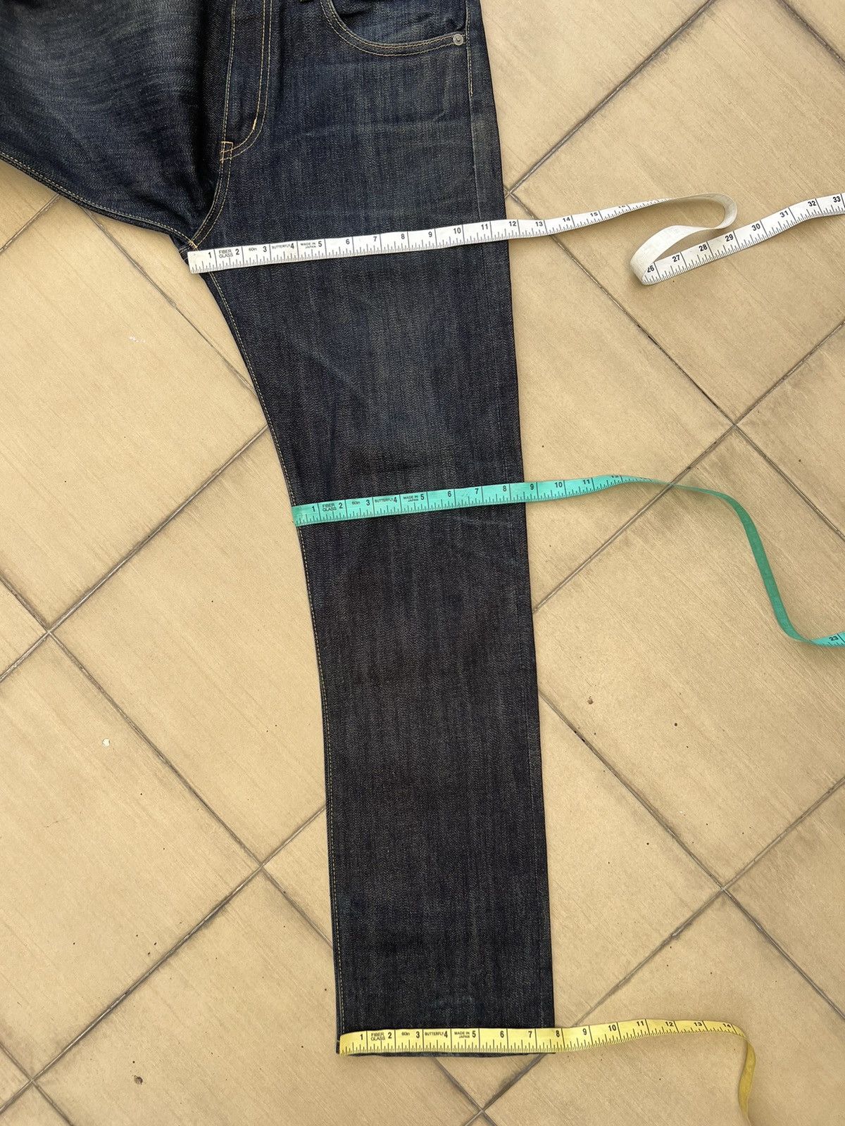 Neighborhood Neighborhood Japan DP-MID Blue Denim Selvedge Jeans Size US 31 - 4 Thumbnail
