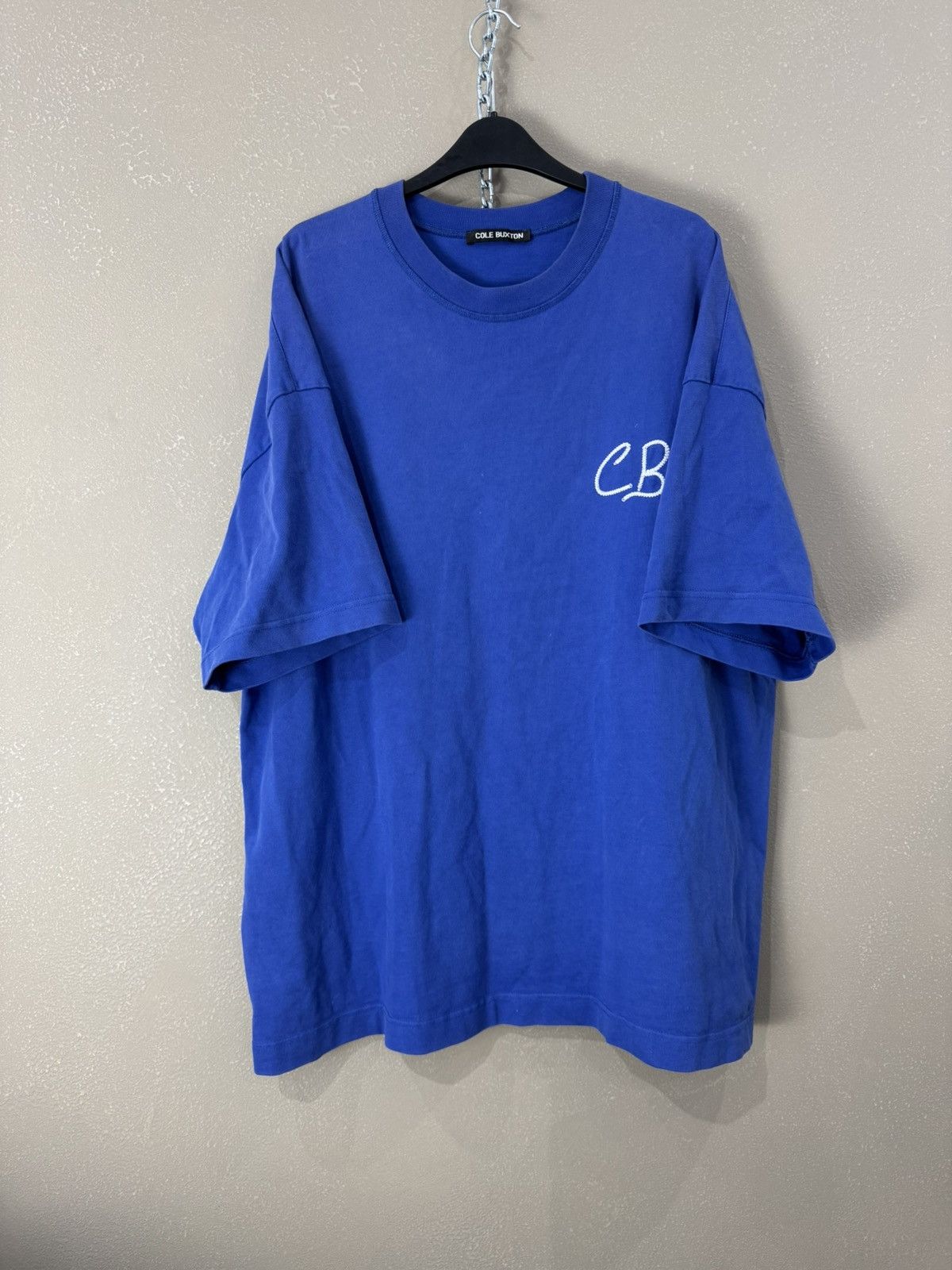 Cole Buxton Embroidered big logo tee T-Shirt