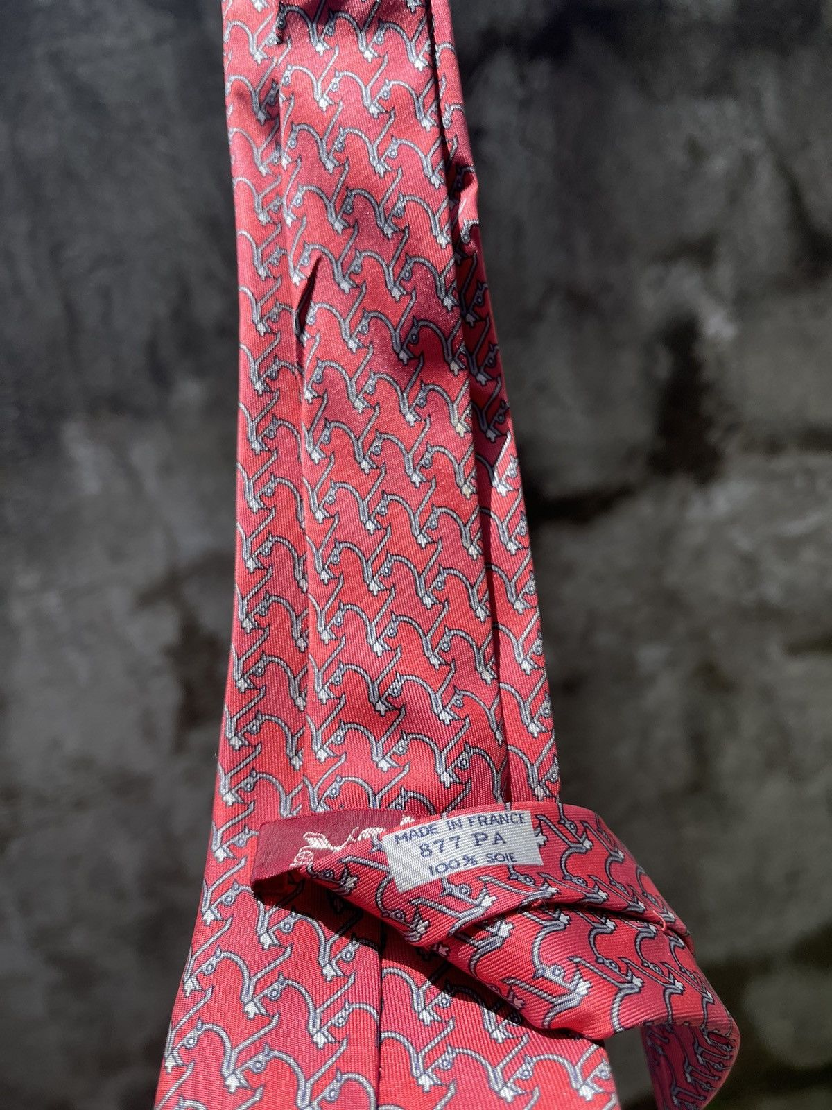 Hermes Hermes Silk Necktie Size ONE SIZE - 2 Thumbnail